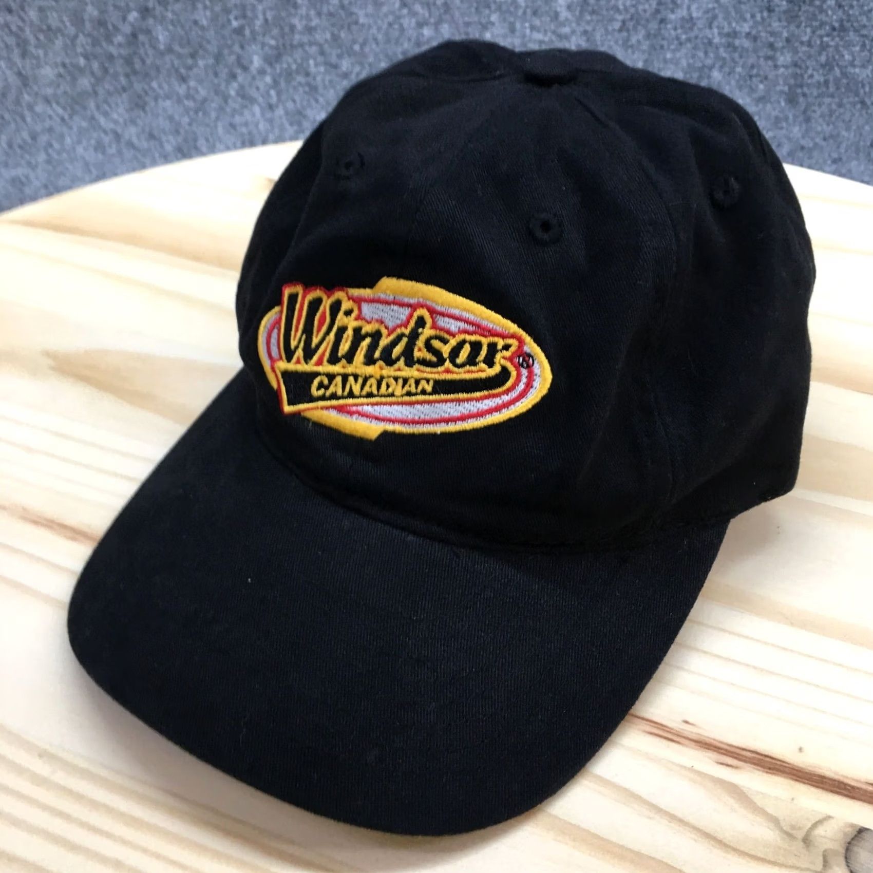 Vintage Windsor Style Master Baseball Cap Hat Mens One Size Black Adjustable Embroidered Size ONE SIZE - 2 Thumbnail