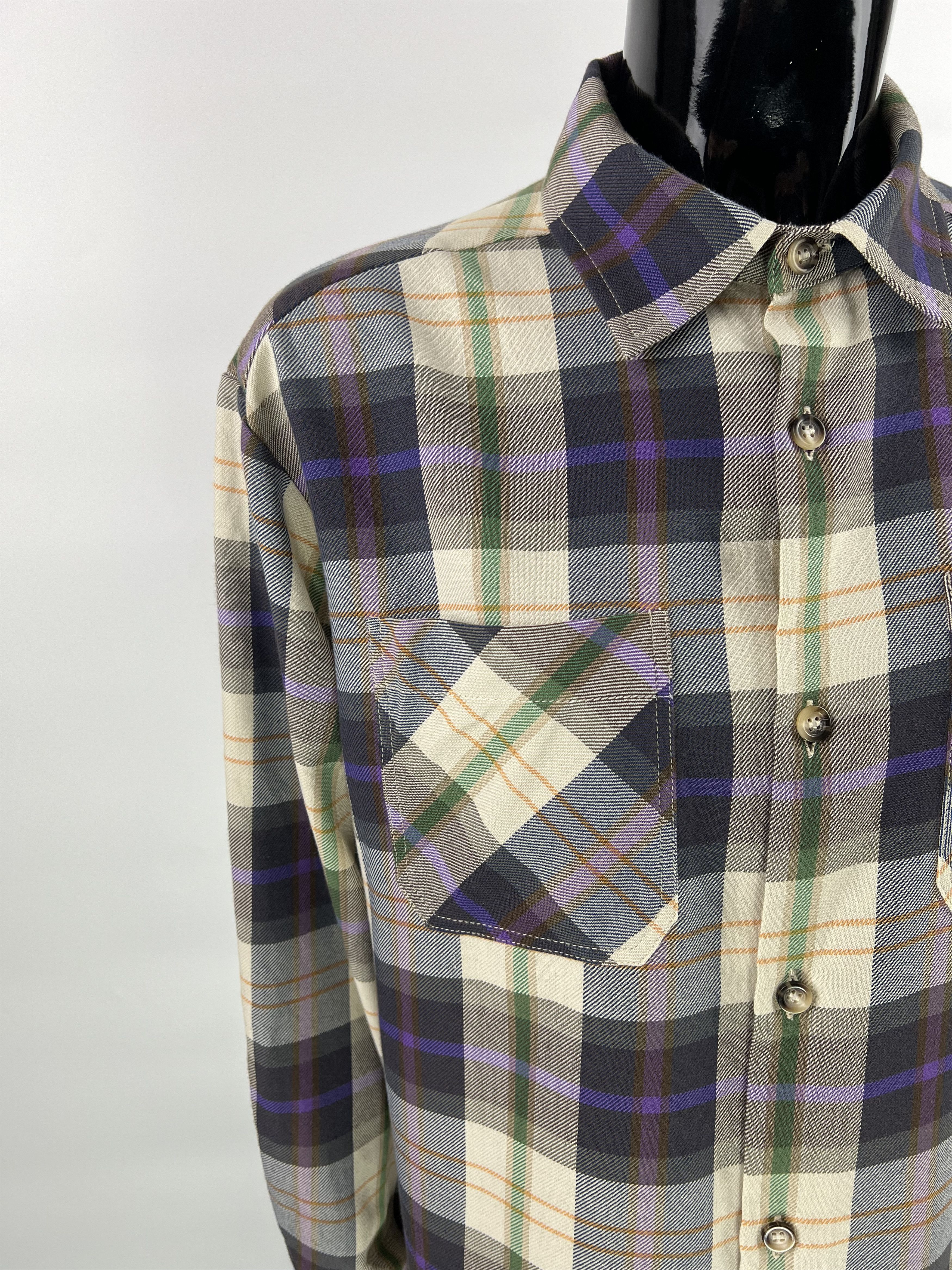 A.P.C. × Flannel A.P.C. Checked Long Sleeve Button Up Shirt Size 38 Size M / US 6-8 / IT 42-44 - 3 Thumbnail