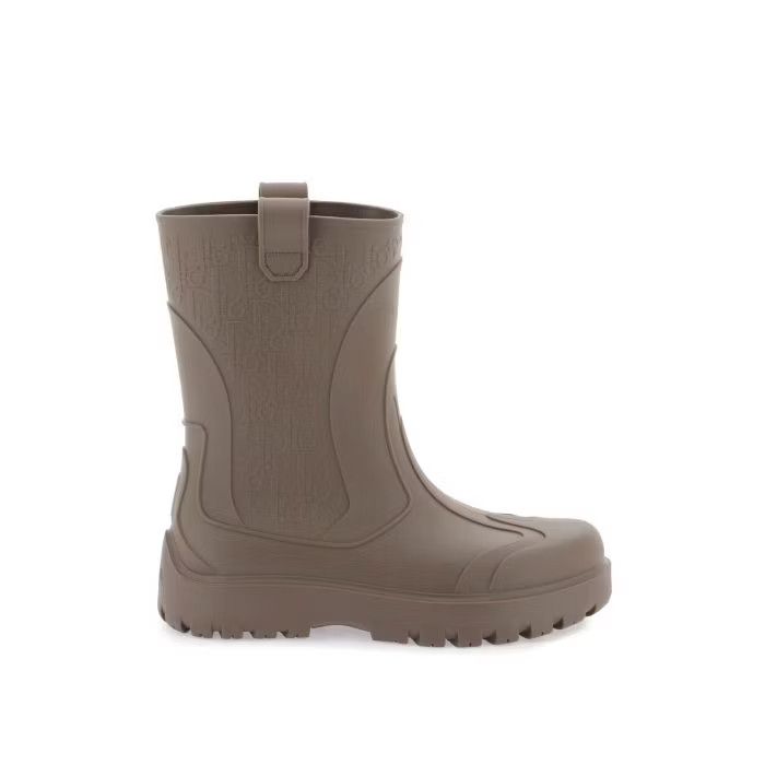 image of Dior O1S22I1N0524 Rain Boots In Brown, Men's (Size 12)