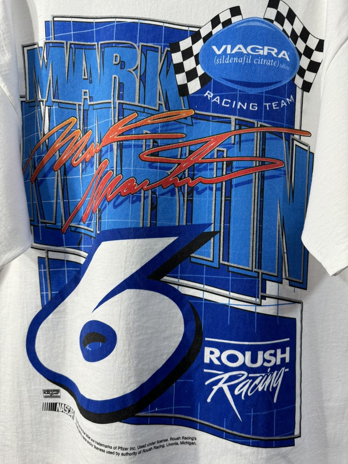 NASCAR Vintage Nascar Mark Martin 6 Roush Racing Size US L / EU 52-54 / 3 - 6 Thumbnail