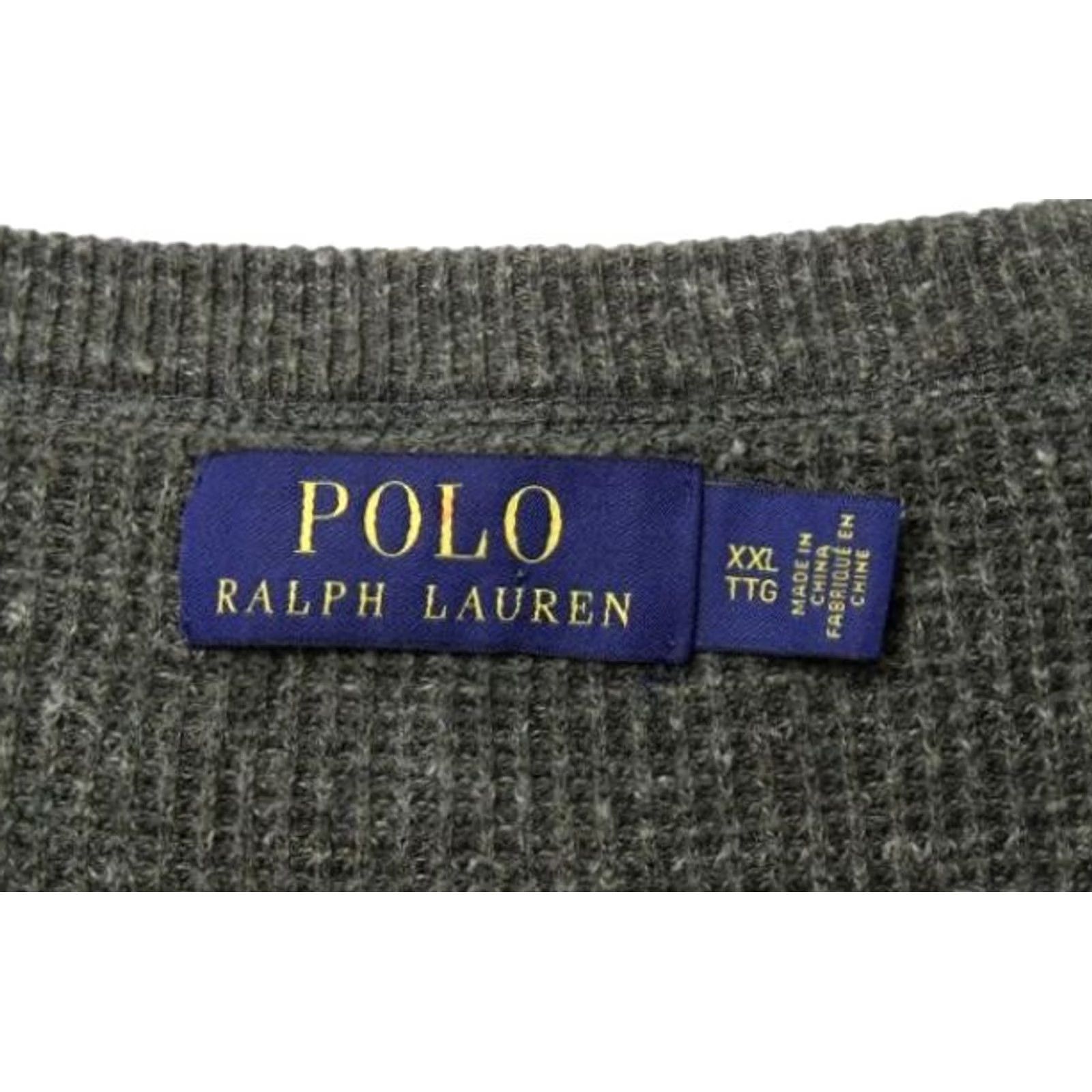 Polo Ralph Lauren POLO RALPH LAUREN Jumper Men's 2XL Green Patterned Stretch Pullover Knitted Size US XXL / EU 58 / 5 - 7 Thumbnail