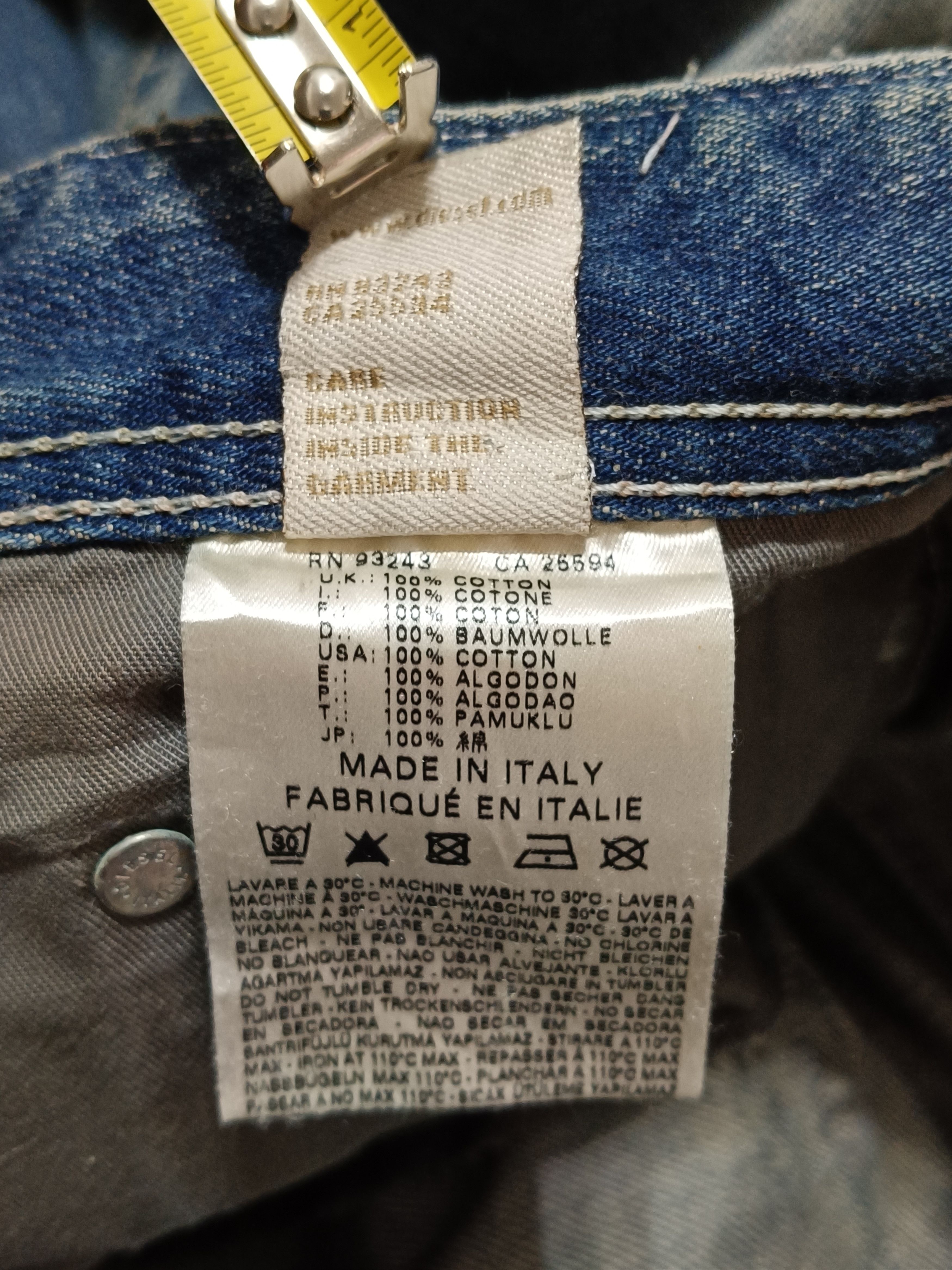 Diesel Diesel KURREN Regular Straight distressed Jeans Size US 34 / EU 50 - 13 Thumbnail
