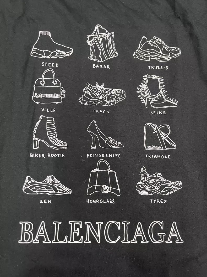 Balenciaga Balenciaga Casual printed oversized short sleeve T-shirt Size US S / EU 44-46 / 1 - 3 Thumbnail