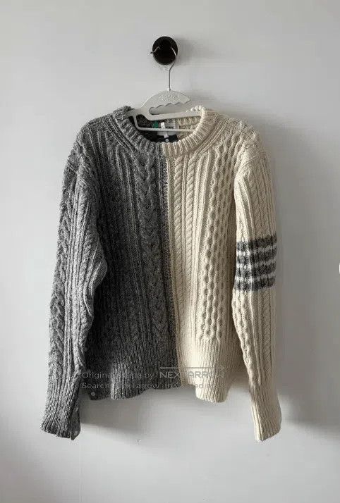 Thom Browne Thom Browne splicing color sweater. Size US XXL / EU 58 / 5 - 1 Thumbnail
