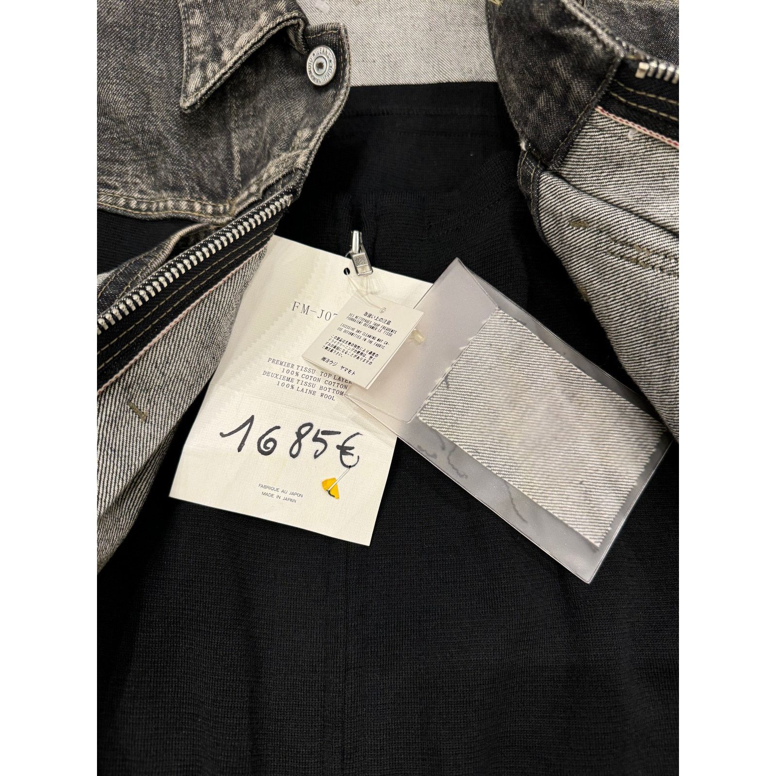 Yohji Yamamoto A/W 2002 Yohji Yamamoto runway deconstructed denim jacket Size M / US 6-8 / IT 42-44 - 12 Thumbnail