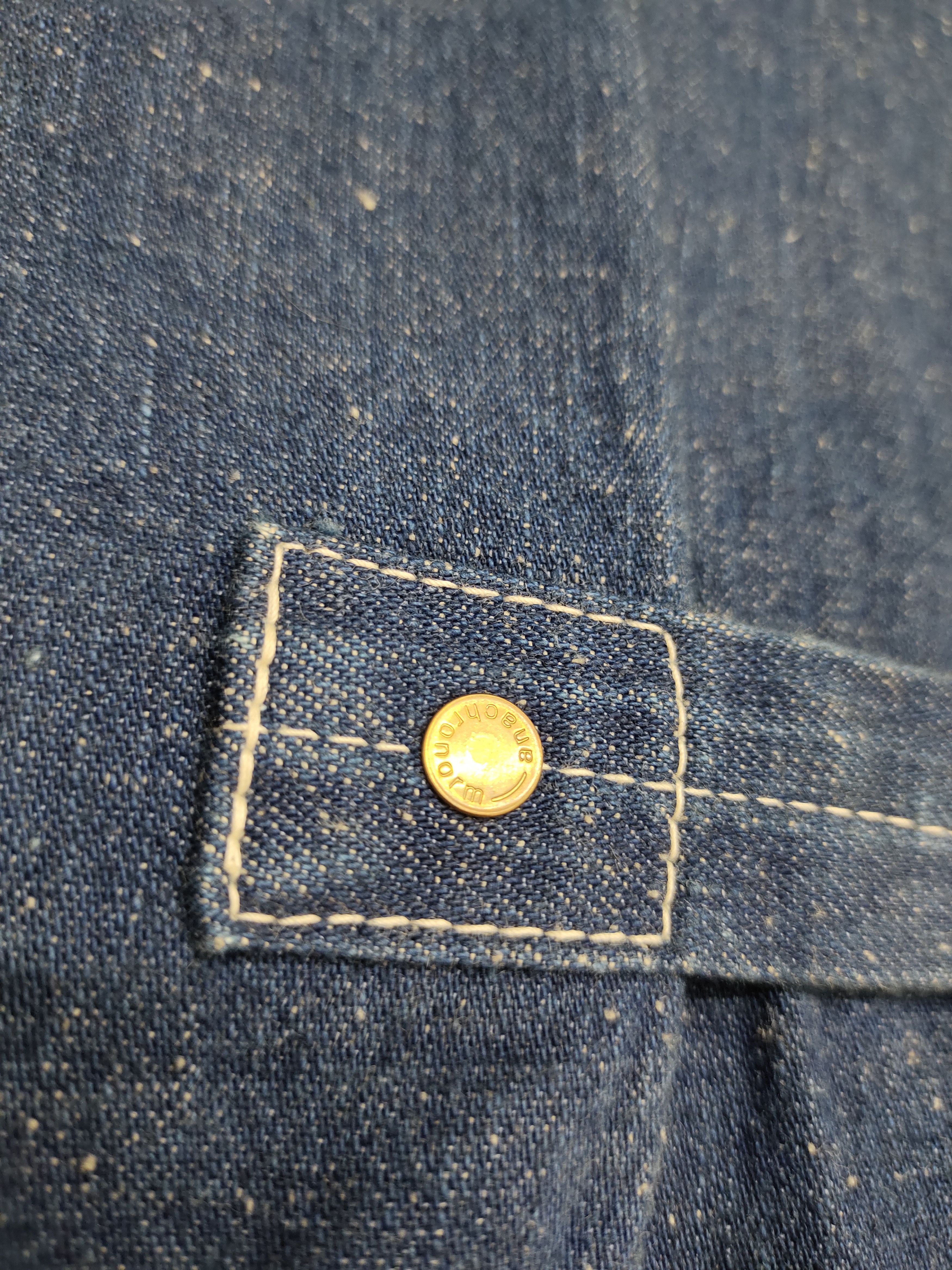 ANACHRONORM Anachronnorm Japan Type 2 Buckle Back Denim Jacket Size US S / EU 44-46 / 1 - 16 Thumbnail