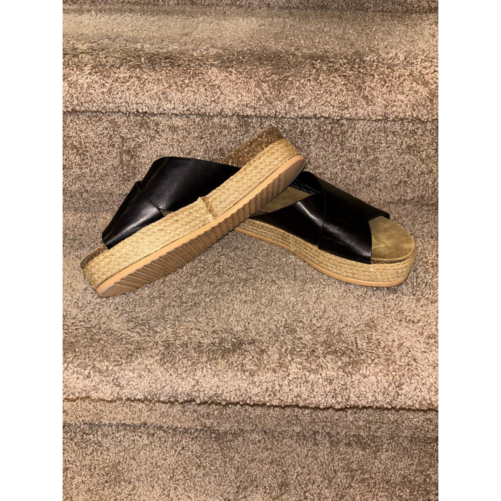 The Unbranded Brand Women's Size 40 ( US 9/9.5) Espadrille Leather Sandals Size US 9 / IT 39 - 5 Thumbnail