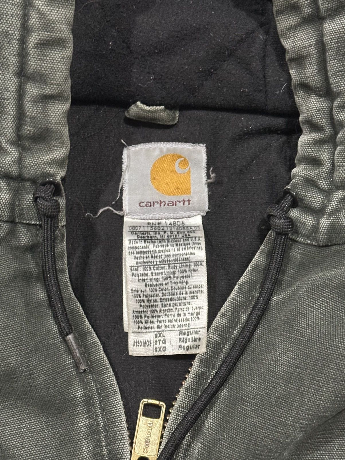 Carhartt Vintage Green Carhartt Jacket Size US XXL / EU 58 / 5 - 2 Thumbnail