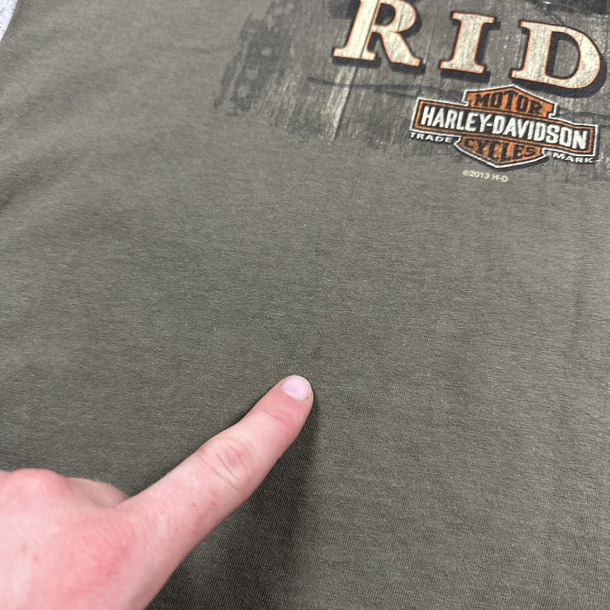 Harley Davidson Harley Davidson T-shirt Green Men’s Size L Size US L / EU 52-54 / 3 - 7 Thumbnail