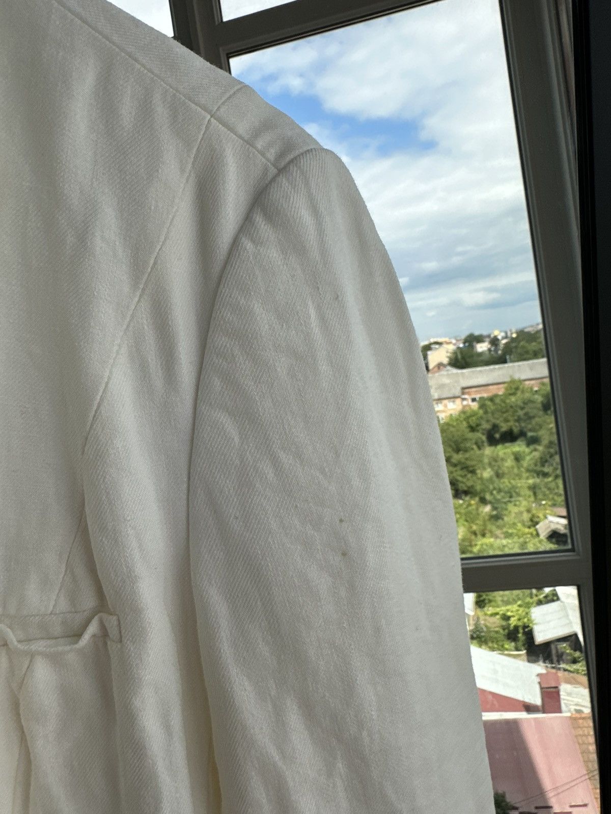 Hugo Boss Hugo Boss Women’s White Linen Blazer “Jamila” Size 40EU/ 8US Size M / US 6-8 / IT 42-44 - 8 Thumbnail