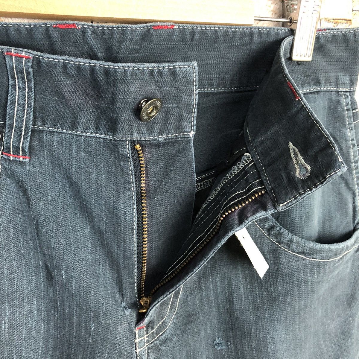 Japanese Brand Hummer Blue Cargo utility tactical Multipocket Pants #A723 Size US 28 / EU 44 - 15 Thumbnail