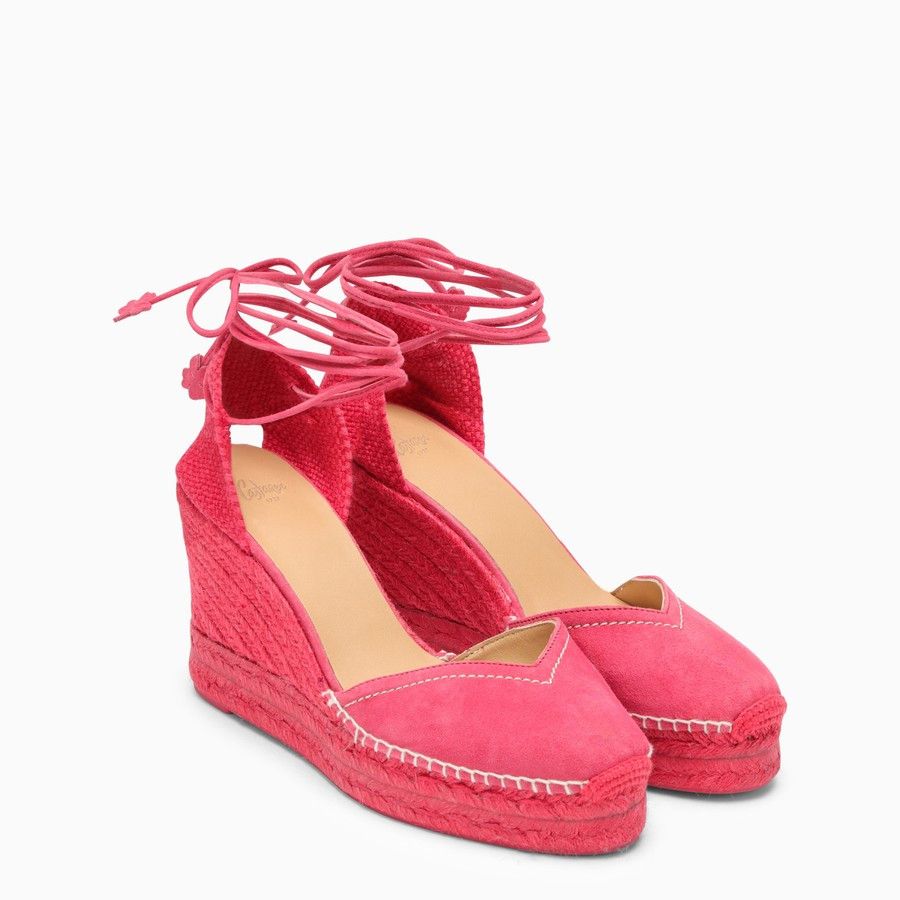 Castaner o1d2blof0824 Espadrilles in Pink & Red Size US 7 / IT 37 - 2 Thumbnail