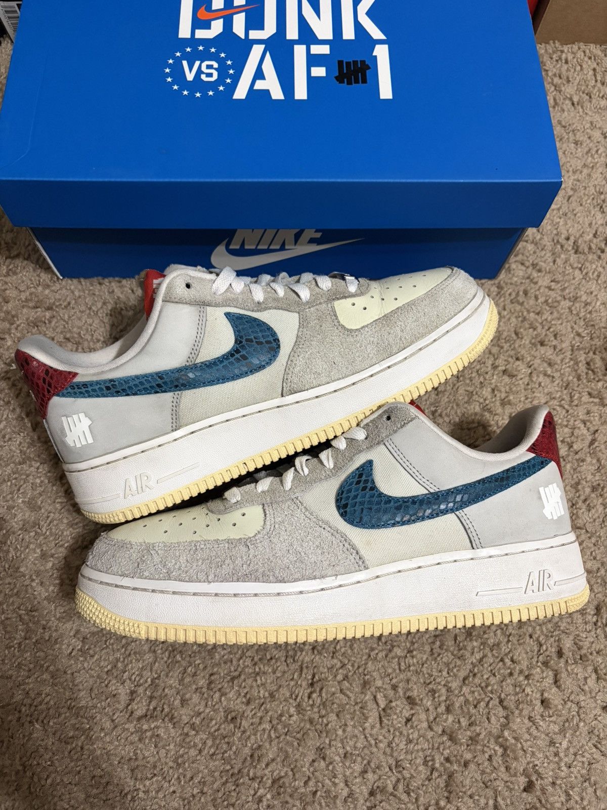 Nike × Undefeated Size 9.5 - Nike Air Force 1 Low SP Undefeated 5 On It Size US 9.5 / EU 42-43 - 1 Thumbnail