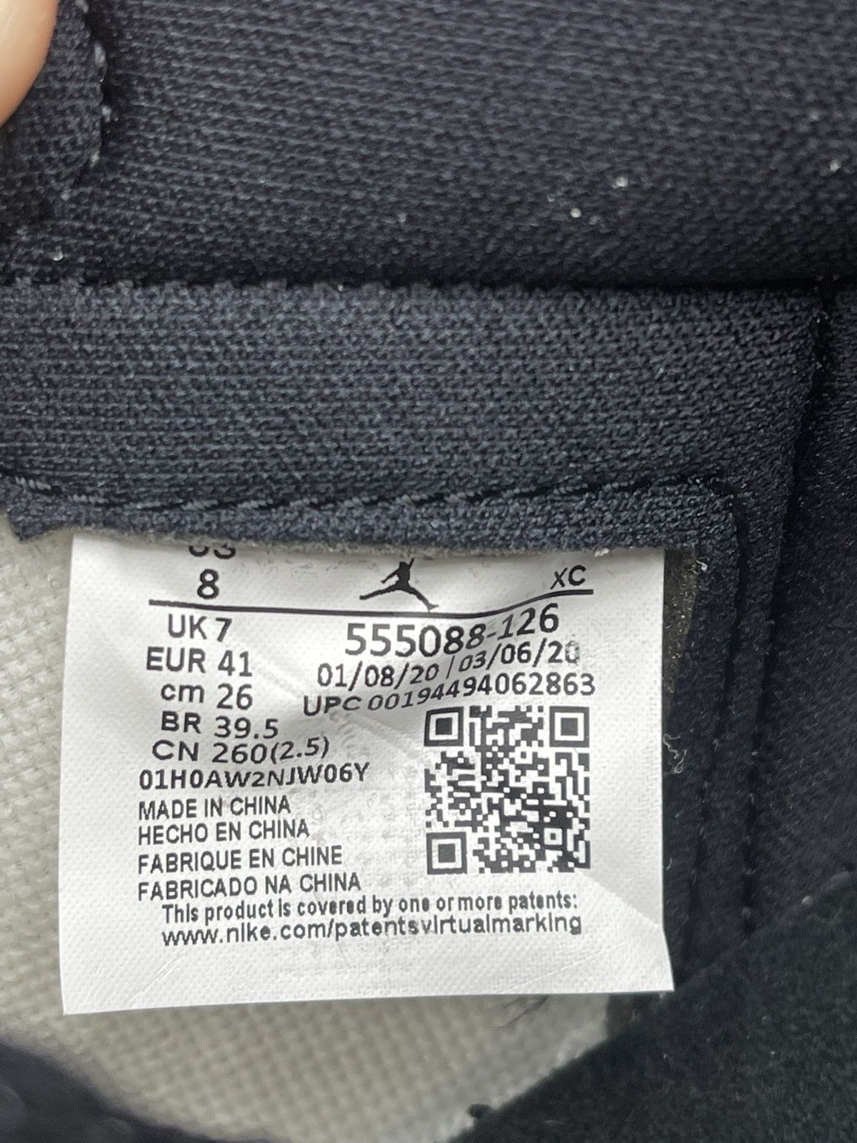 Jordan Brand Size 8 - Jordan 1 Retro High Light Smoke Grey Size US 8 / EU 41 - 9 Thumbnail