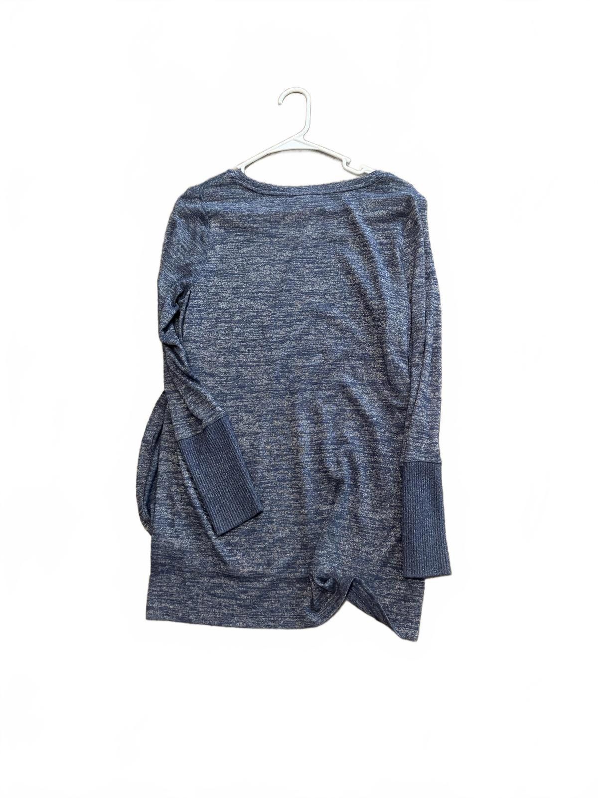 Elie Tahari Tahari Long Sleeve Asymmetrical Hem Tunic Top sz Small Navy Size S / US 4 / IT 40 - 5 Thumbnail