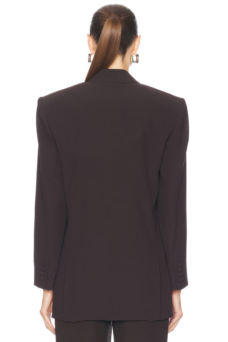 Saint Laurent Paris o1y0126 Blazer in Dark Brown Size M / US 6-8 / IT 42-44 - 3 Thumbnail