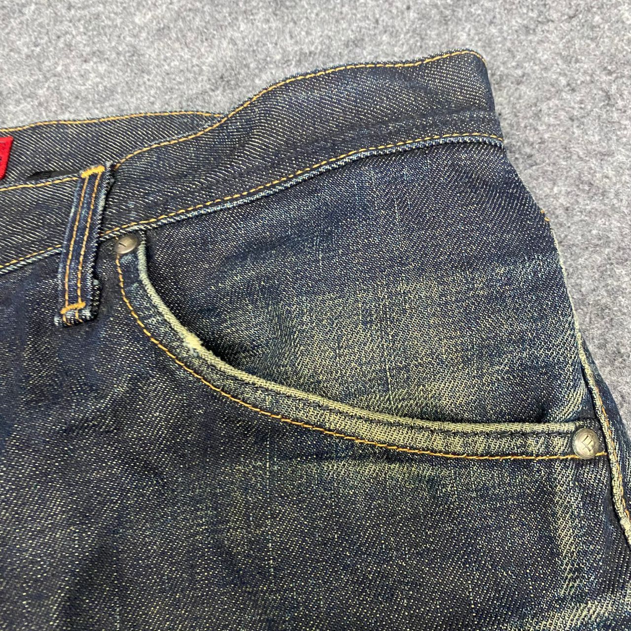 Edwin Vintage Edwin Baggy Distressed Denim Size US 35 - 9 Thumbnail