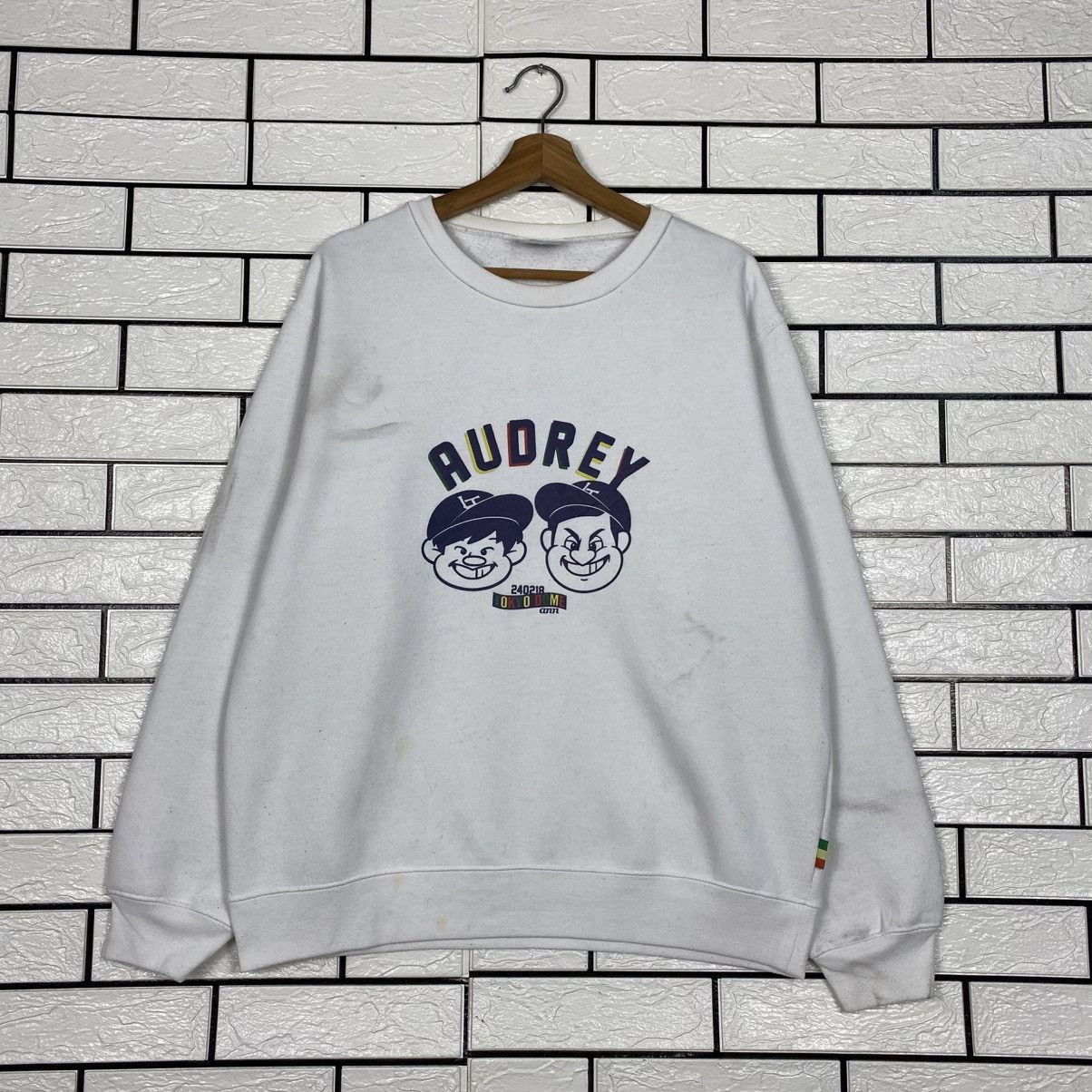 Japanese Brand Vintage Sweatshirt Audrey Tokyo Dome Big Logo Sportswear Size US L / EU 52-54 / 3 - 2 Thumbnail