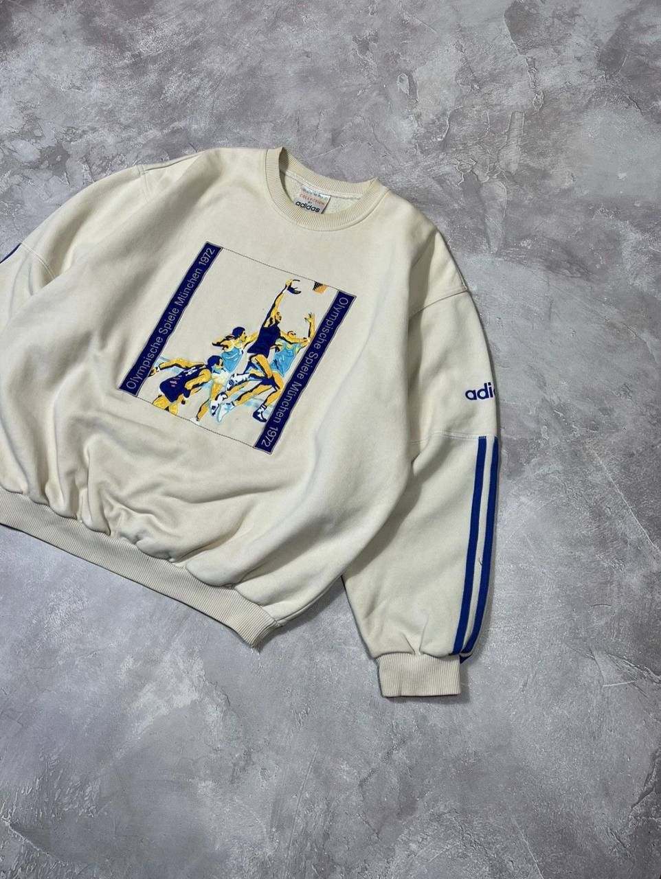 Adidas × Vintage Vintage Adidas Olimpic Games Munchen 72 Sweatshirt Size US L / EU 52-54 / 3 - 2 Thumbnail