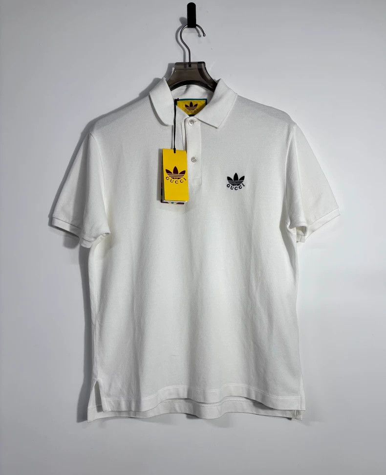 Gucci Gucci x Adidas Collaboration Polo Shirt Size US S / EU 44-46 / 1 - 1 Thumbnail