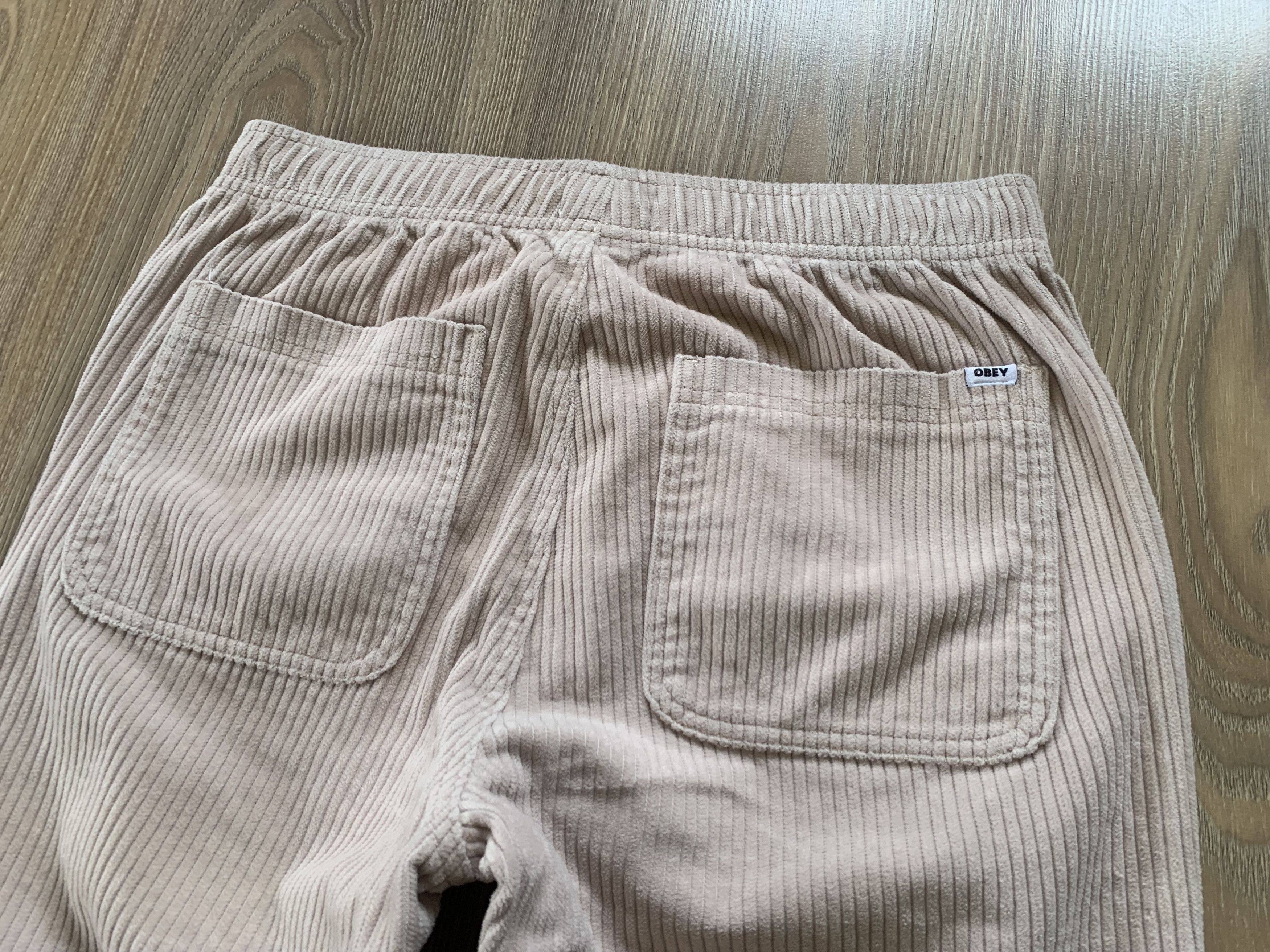 Obey Obey Womens Pink Corduroy Trousers Pants Size 28" / US 6 / IT 42 - 6 Thumbnail