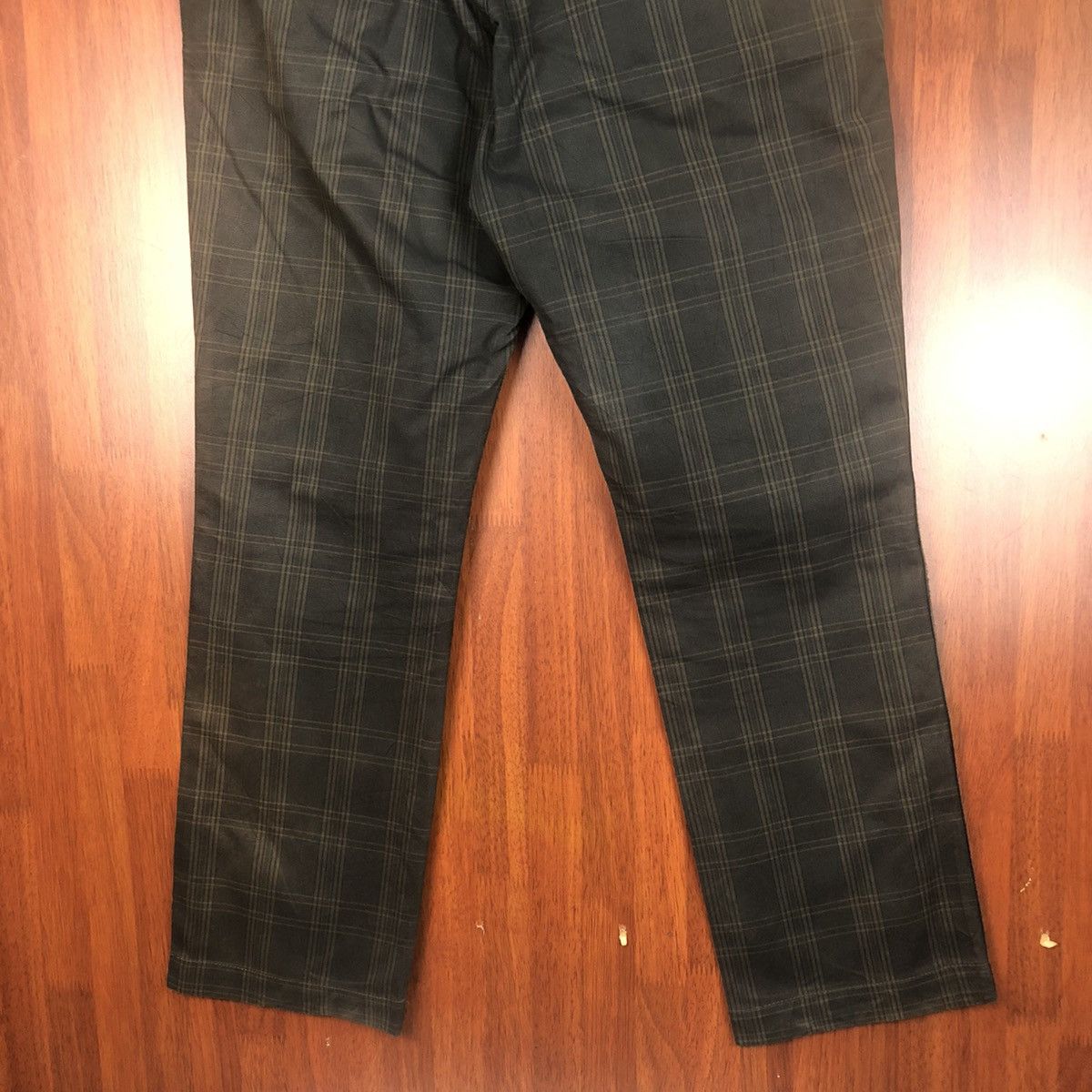 Japanese Brand Checkerd Dark Brown Casual Pants #7510 Size US 34 / EU 50 - 15 Thumbnail