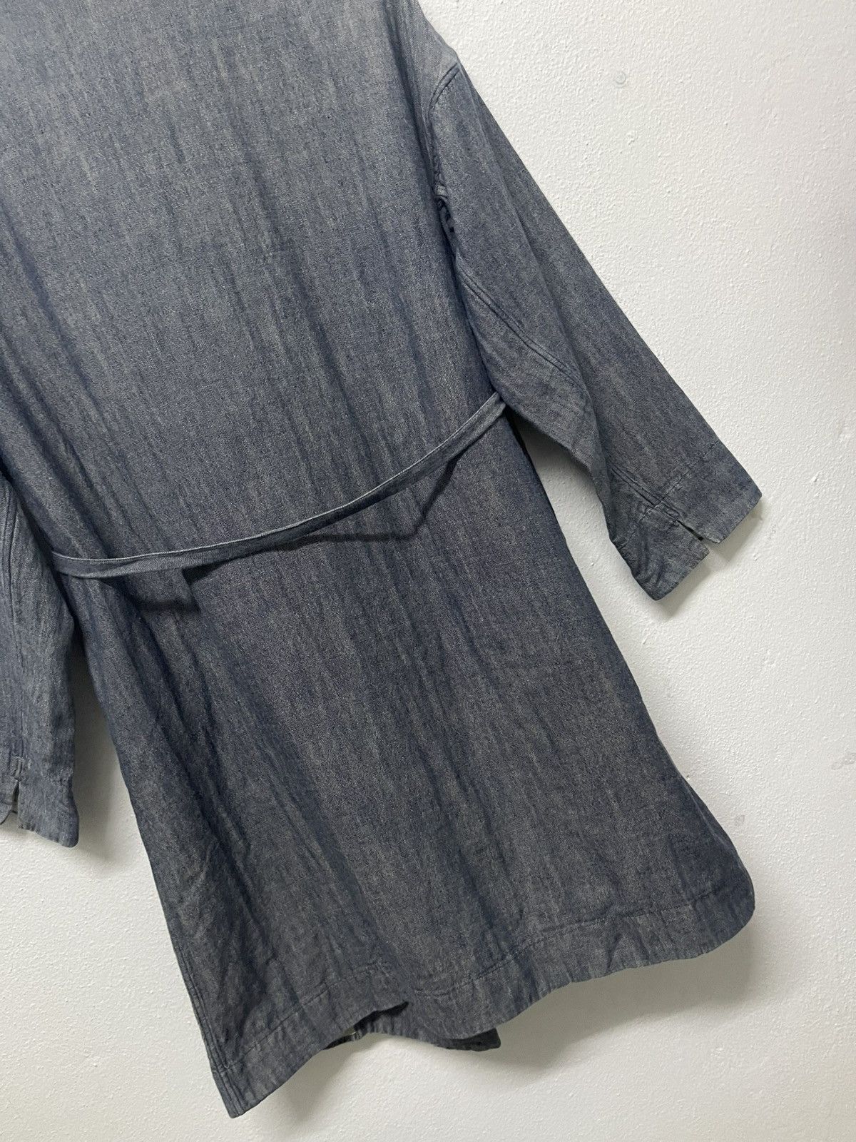 45rpm VINTAGE 45RPM INDIGO DYE CHORE LONG COTTON JACKET Size US L / EU 52-54 / 3 - 10 Thumbnail