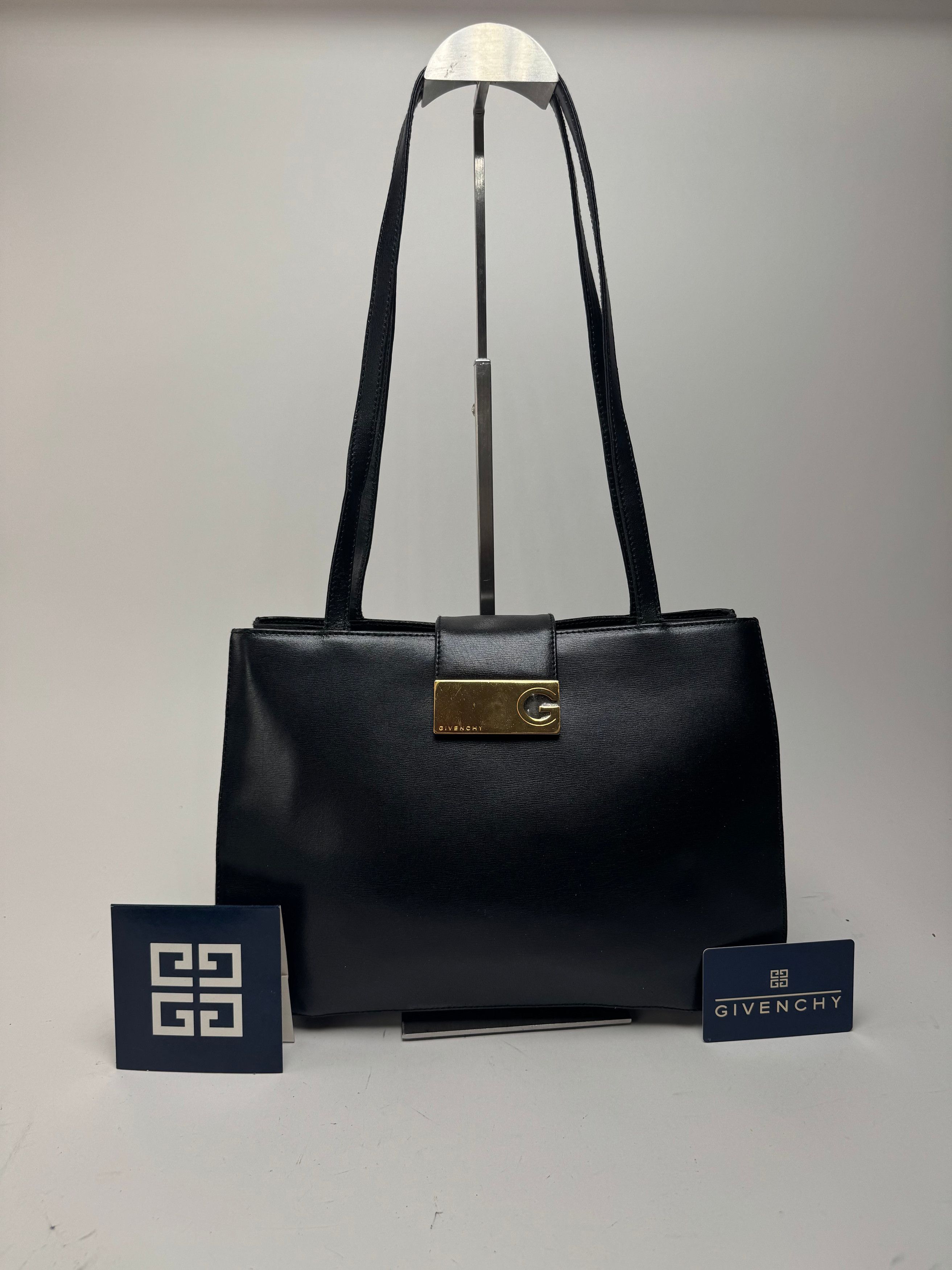 Givenchy Vintage Leather Bag Black Size ONE SIZE - 1 Thumbnail
