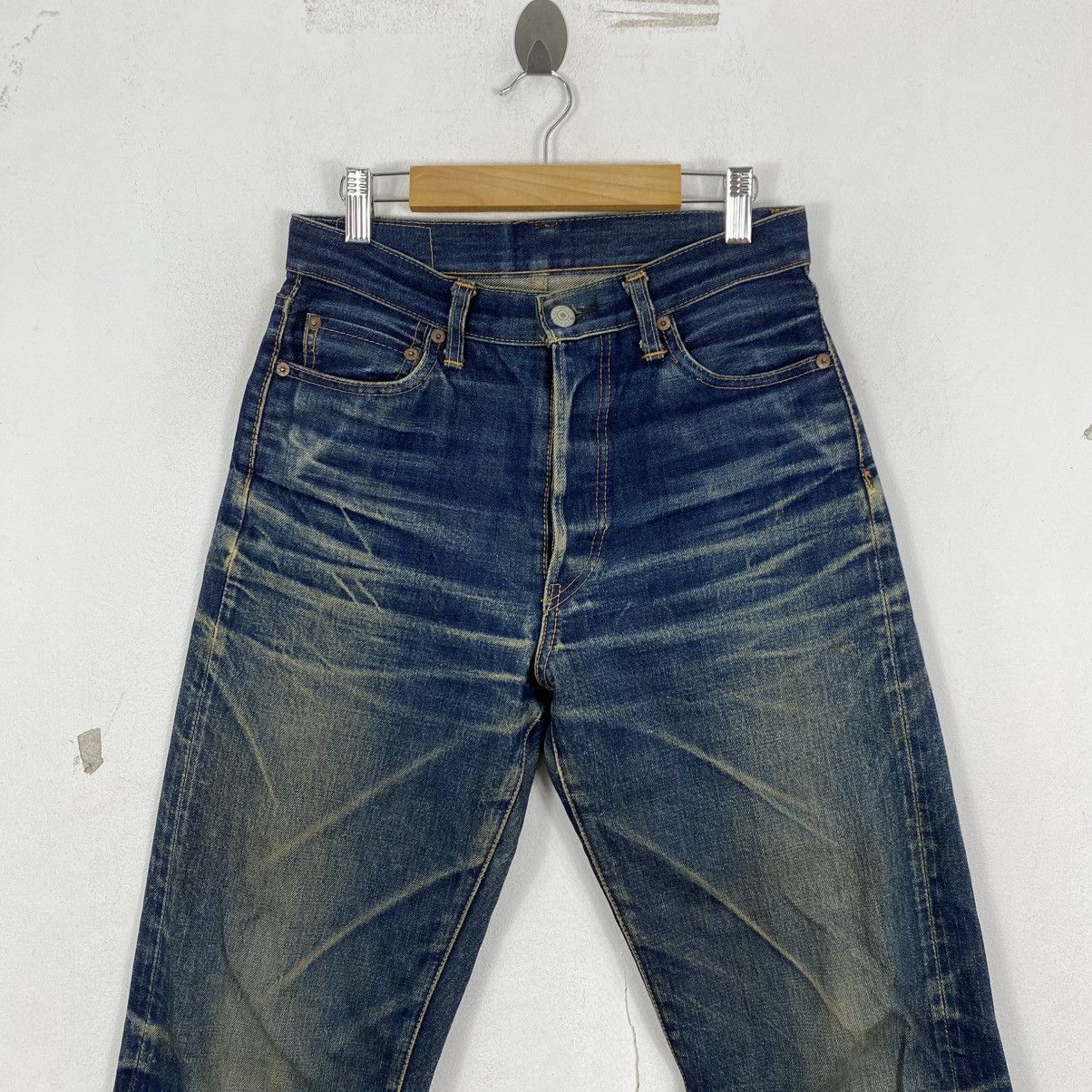 Sugar Cane Sugar Cane 1947 Model Selvedge Denim Jeans Toyo Japan Faded Size US 28 / EU 44 - 3 Thumbnail