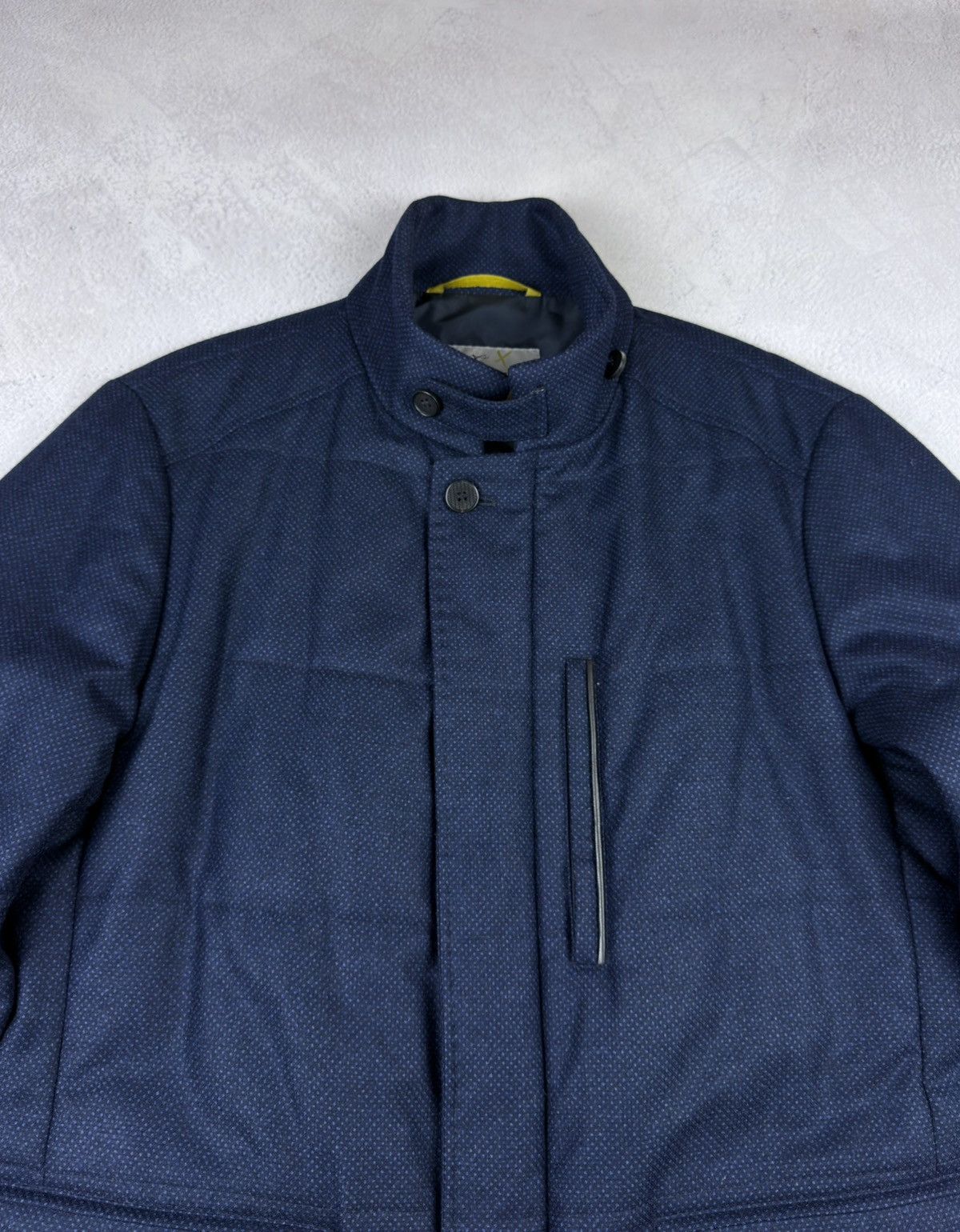 Canali CANALI Italy Men's Wool Padded Jacket Coat Size 50 L Size 50L - 4 Thumbnail
