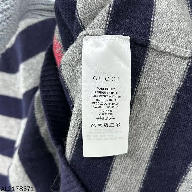 Gucci Gucci Rainbow Striped Gray Blue Sweater-2506 Size S / US 4 / IT 40 - 5 Thumbnail