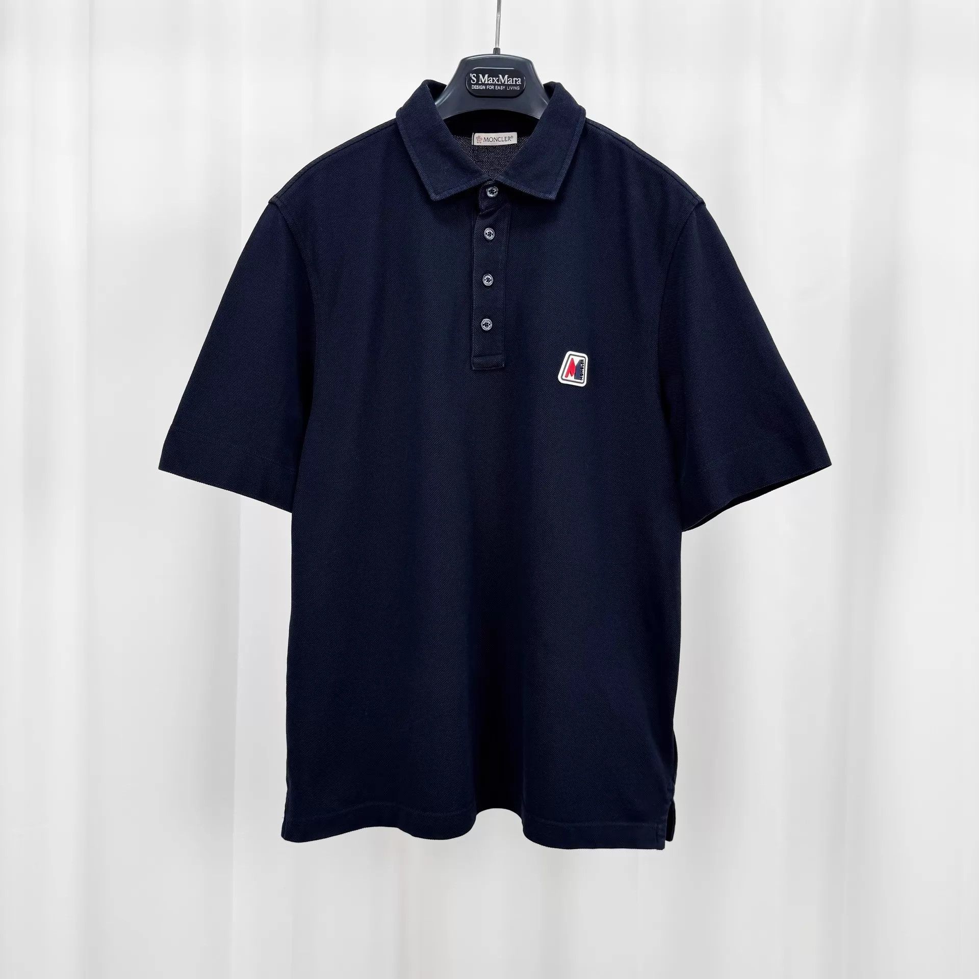 Moncler Moncler logo print Polo M 99 new Size US M / EU 48-50 / 2 - 1 Thumbnail
