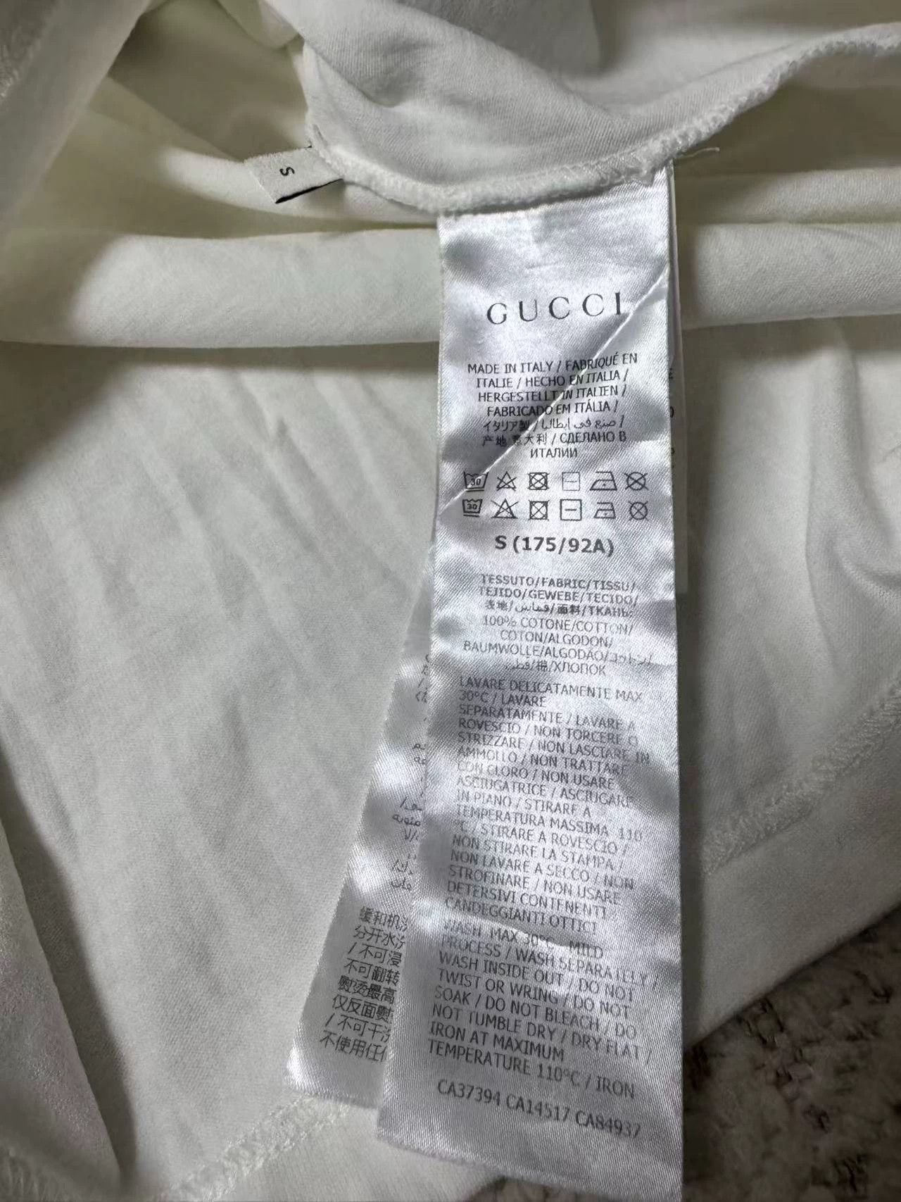 Gucci Gucci 99 New S Short Sleeve Tee Size US S / EU 44-46 / 1 - 2 Thumbnail