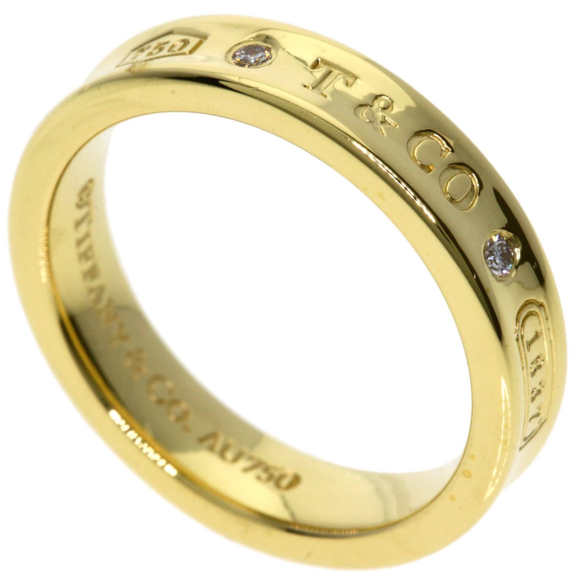 Tiffany & Co. Tiffany & Co. 1837 Narrow Two-Piece Diamond Ring in 18K Yellow Gold for Women. Size ONE SIZE - 1 Thumbnail