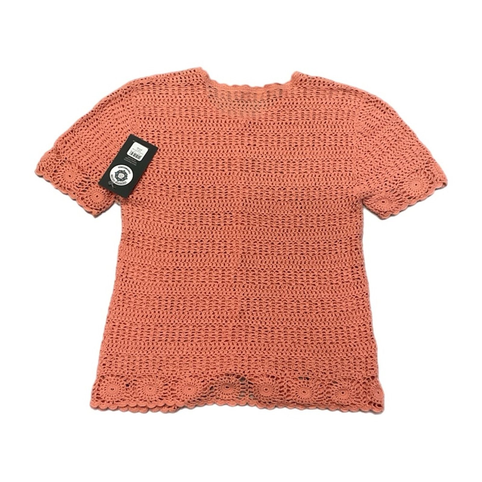 Vintage Crochet Women's Top Size M / US 6-8 / IT 42-44 - 2 Thumbnail