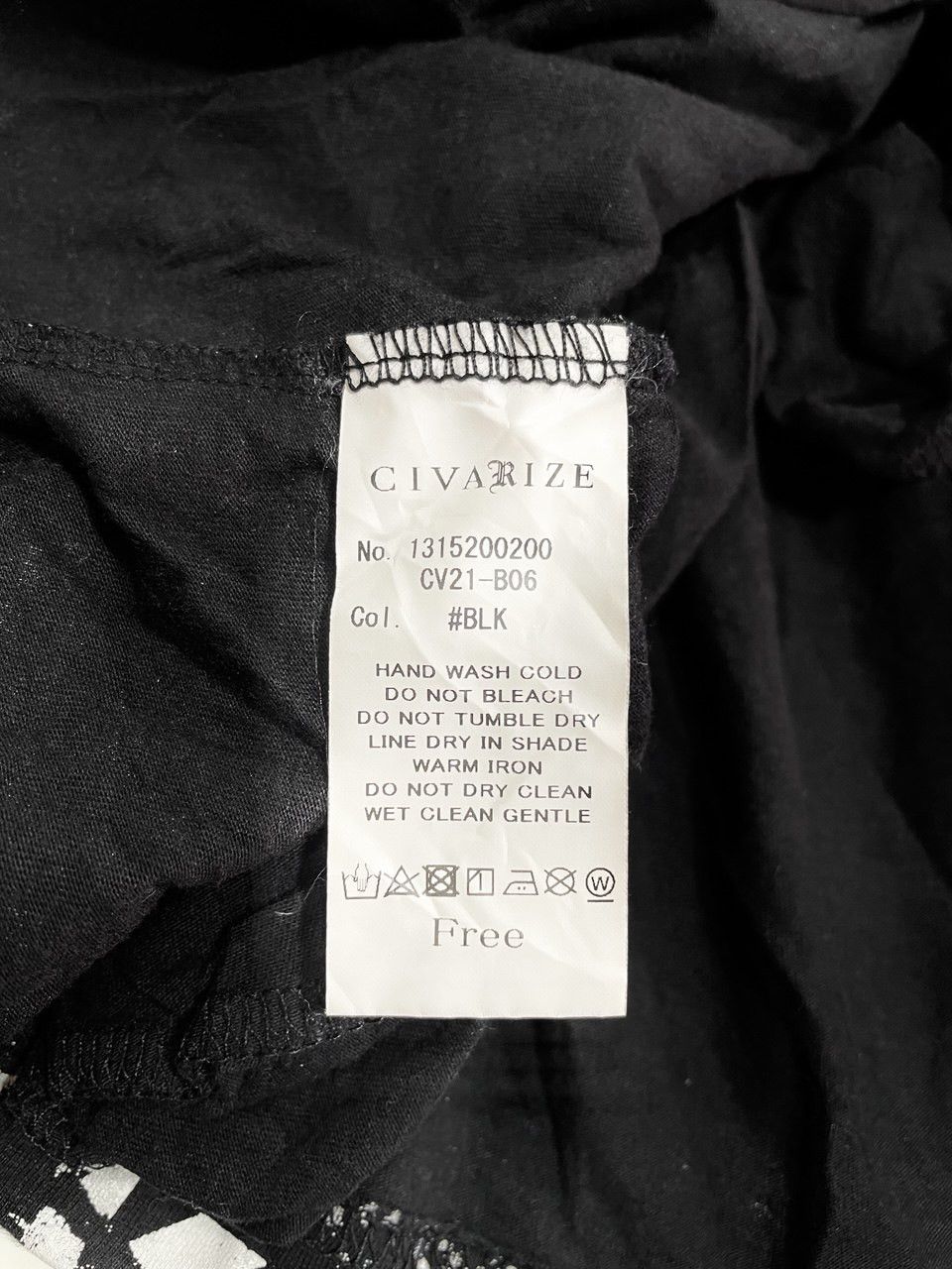 CIVARIZE Monotone CIVARIZE Big Long T-Shirt Size US L / EU 52-54 / 3 - 7 Thumbnail