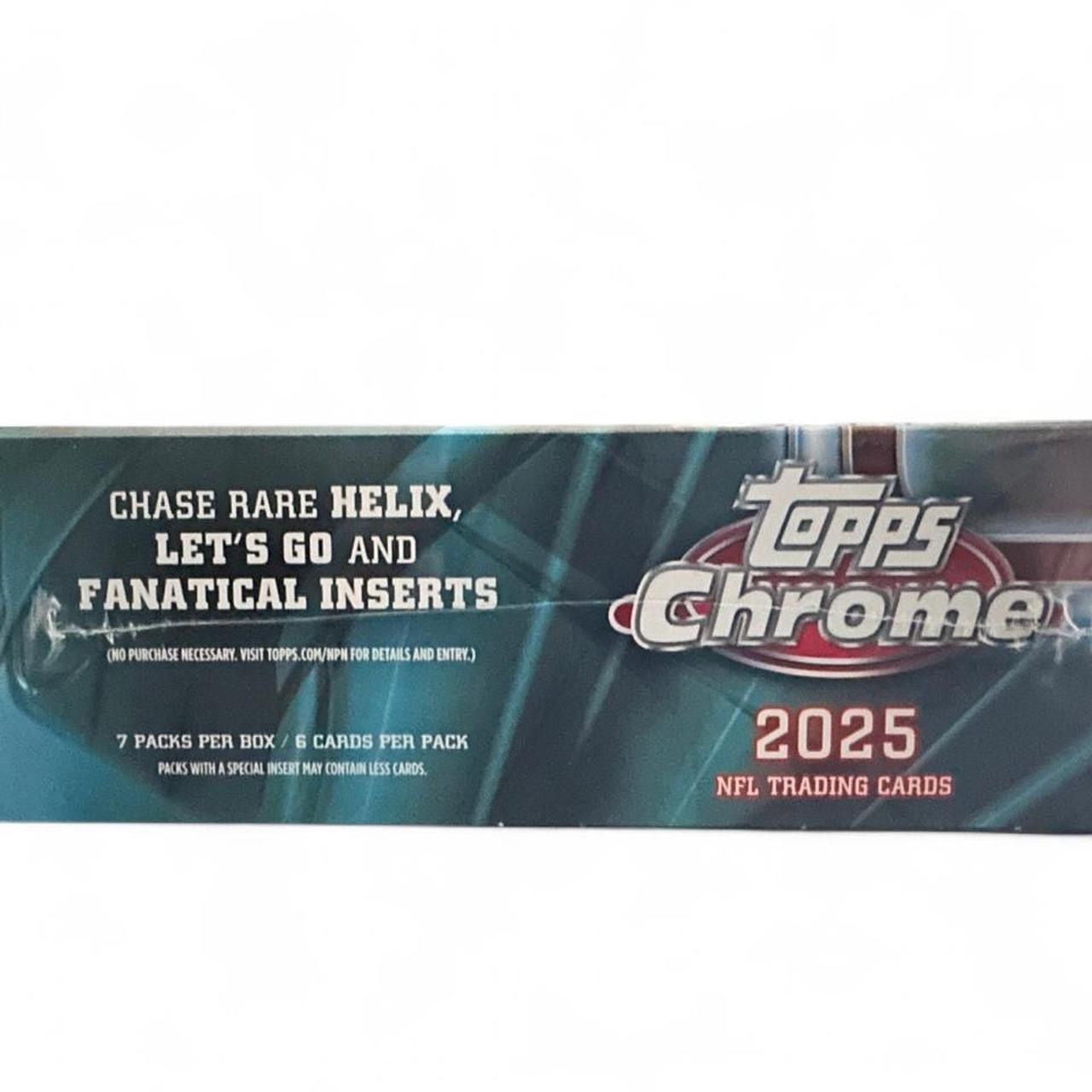 Other 2025 Topps Chrome NFL Football Mega Box Size ONE SIZE - 2 Thumbnail