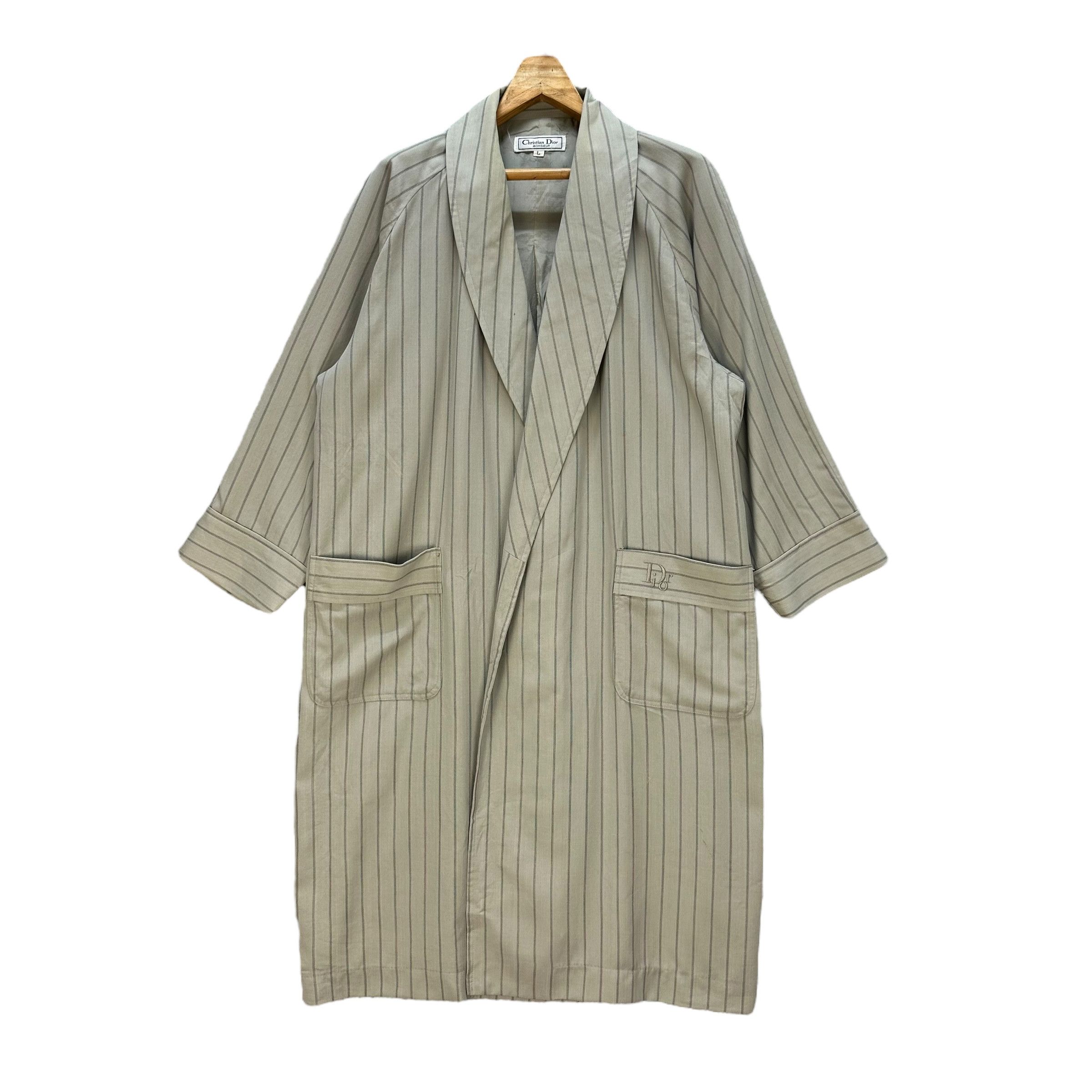 Christian Dior Monsieur Vintage 90’s CHRISTIAN DIOR MONSIEUR Striped Robes #125-1480 Size US L / EU 52-54 / 3 - 1 Thumbnail