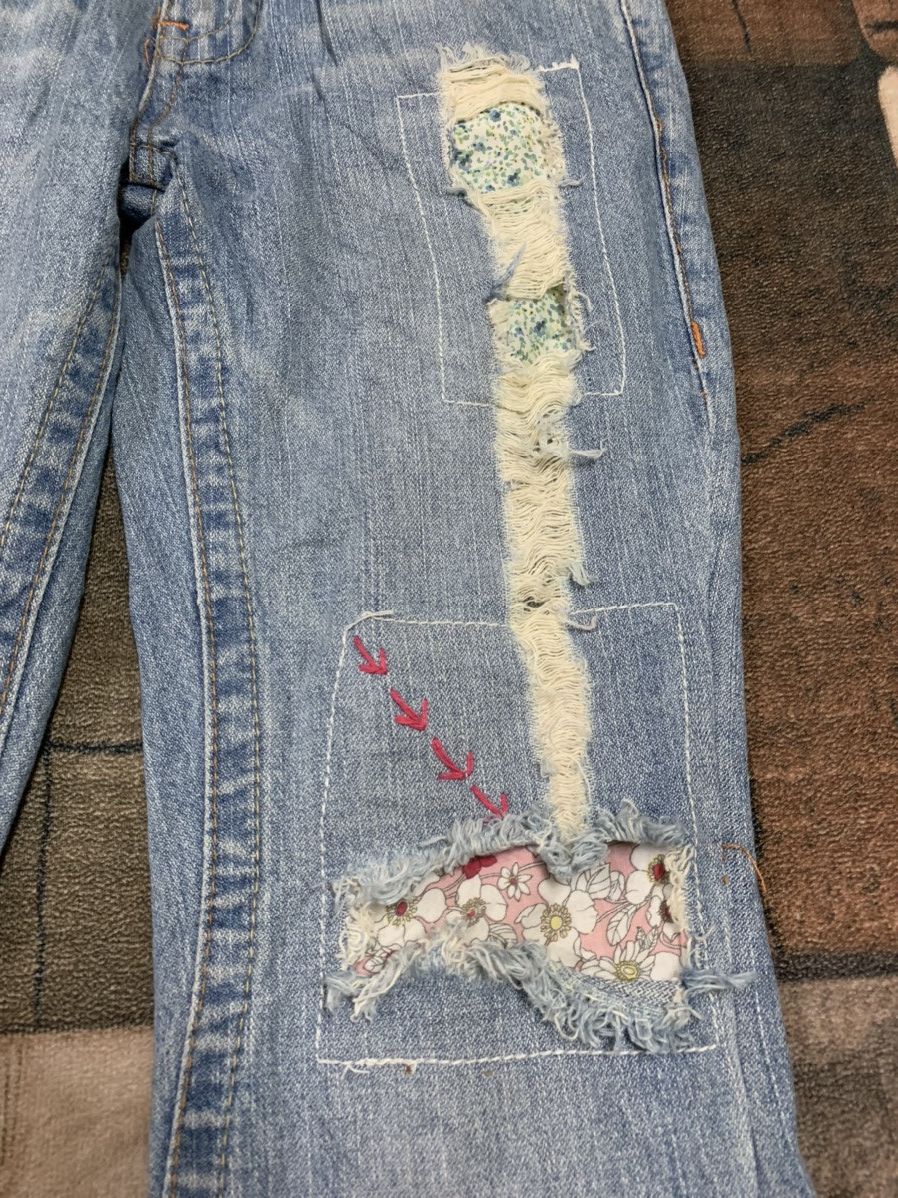 Hysteric Glamour FLARE dope patchwork designer inspired jeans denim Size US 29 - 9 Thumbnail