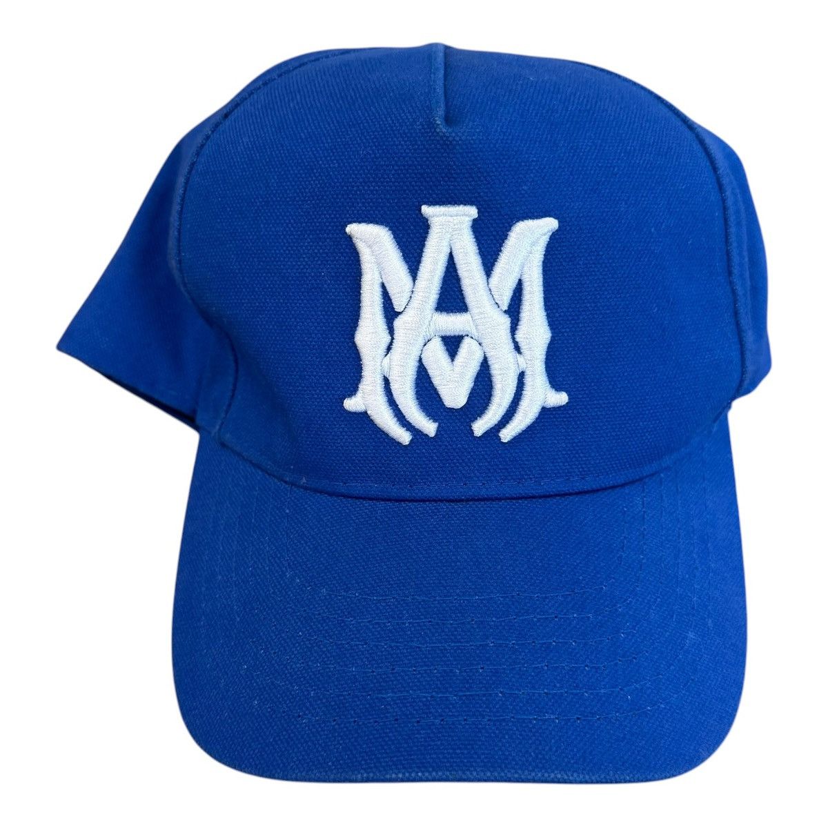 Amiri Amiri Embroidered MA Trucker Baseball Hat Size ONE SIZE - 1 Thumbnail