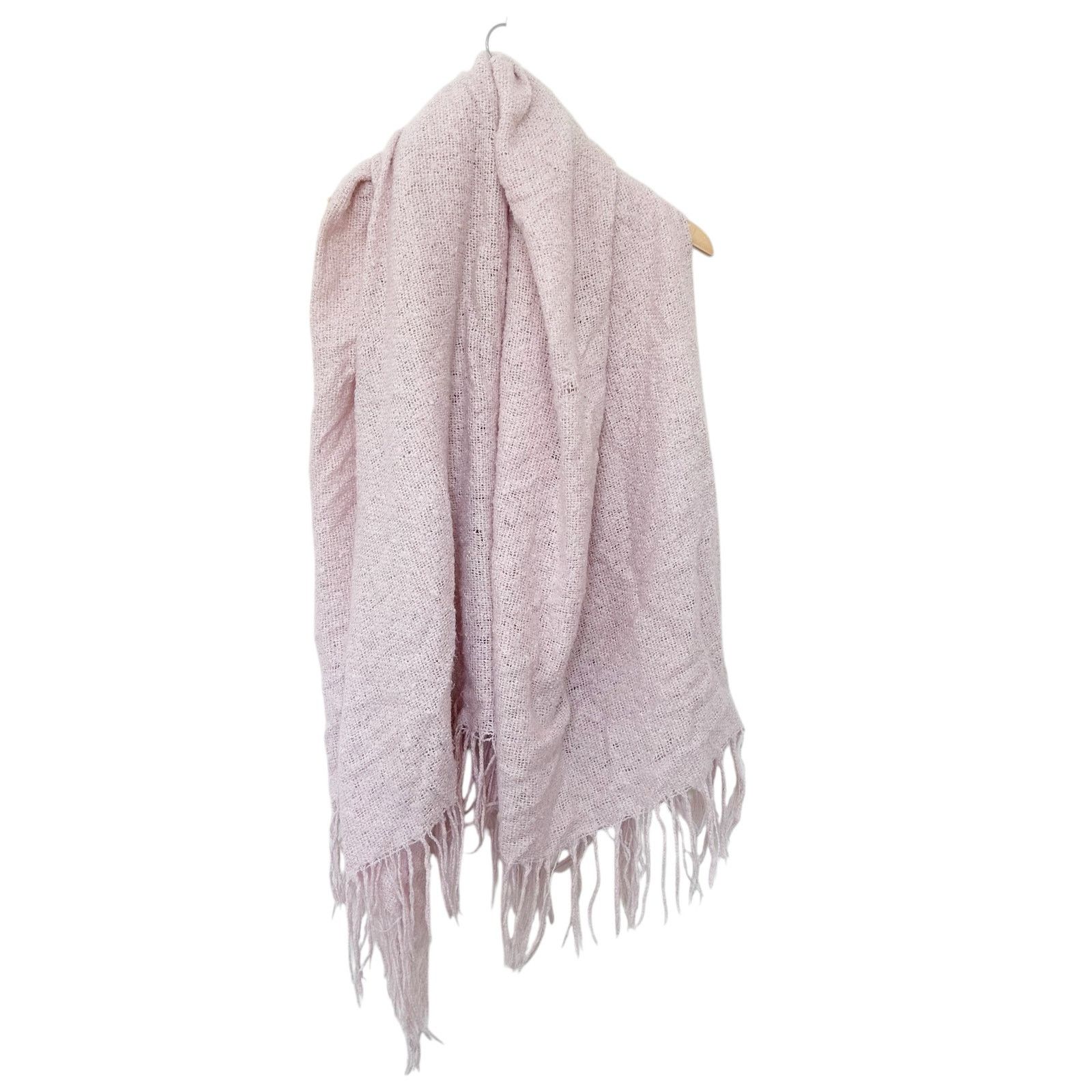 Free People Free People Light Pink Scarf Size ONE SIZE - 1 Thumbnail