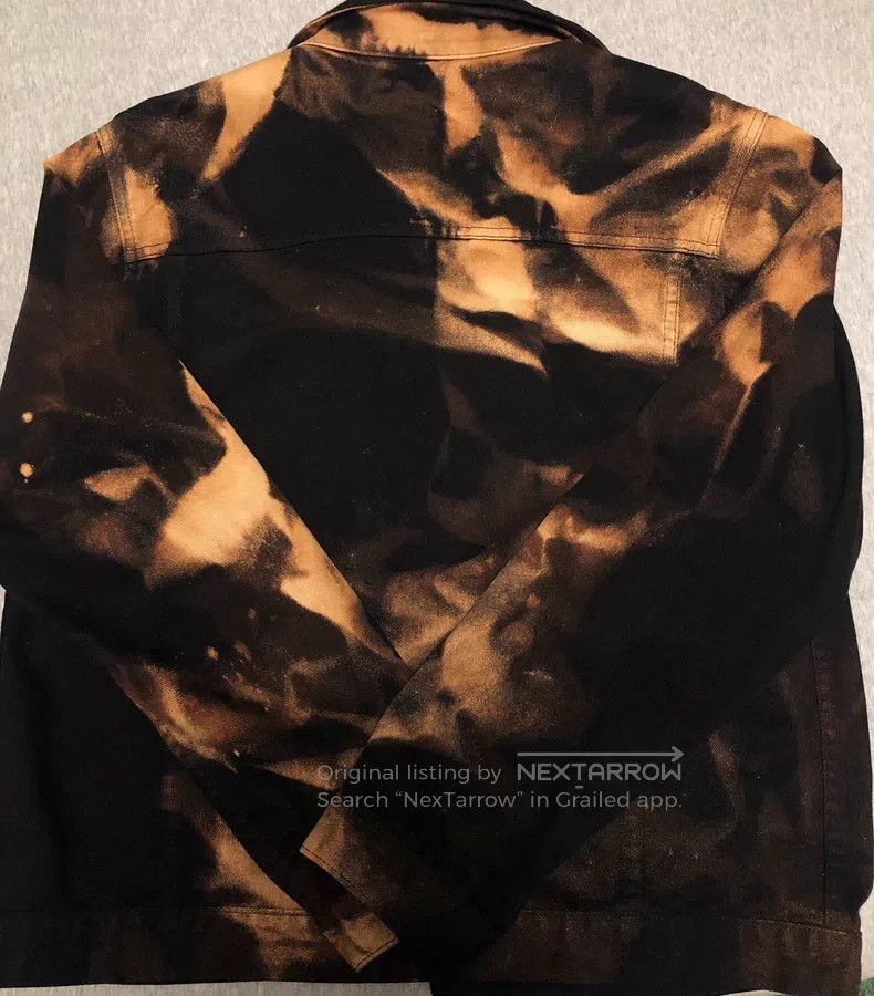 424 424 Brown Tie-dye Denim Jacket Size US L / EU 52-54 / 3 - 2 Thumbnail