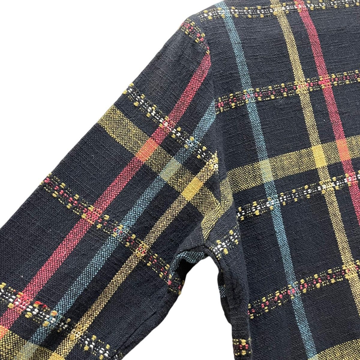 Indigo × Japanese Brand × Vintage Rare Vintage Japanese Boro Shashiko Single Button Jacket Size US M / EU 48-50 / 2 - 11 Thumbnail