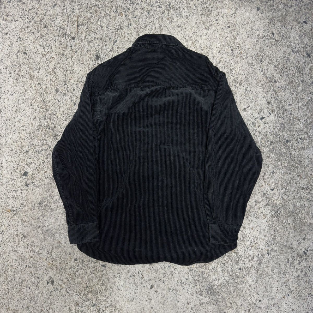 Vintage Vintage Fieldmaster Black Corduroy Button Over Shirt Size US M / EU 48-50 / 2 - 2 Thumbnail
