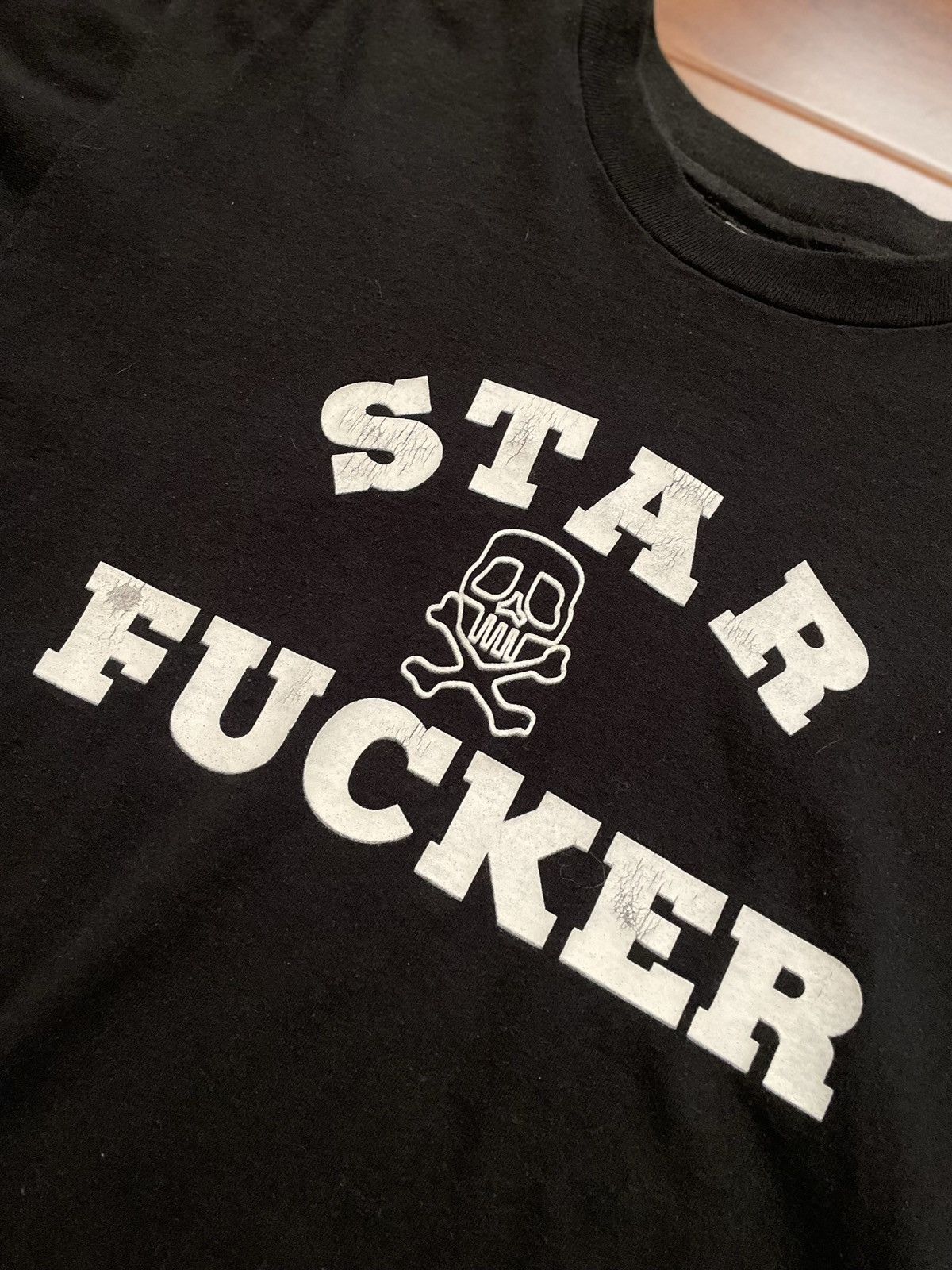 Vintage Vintage Black Star Fucker Tee Size US L / EU 52-54 / 3 - 2 Thumbnail