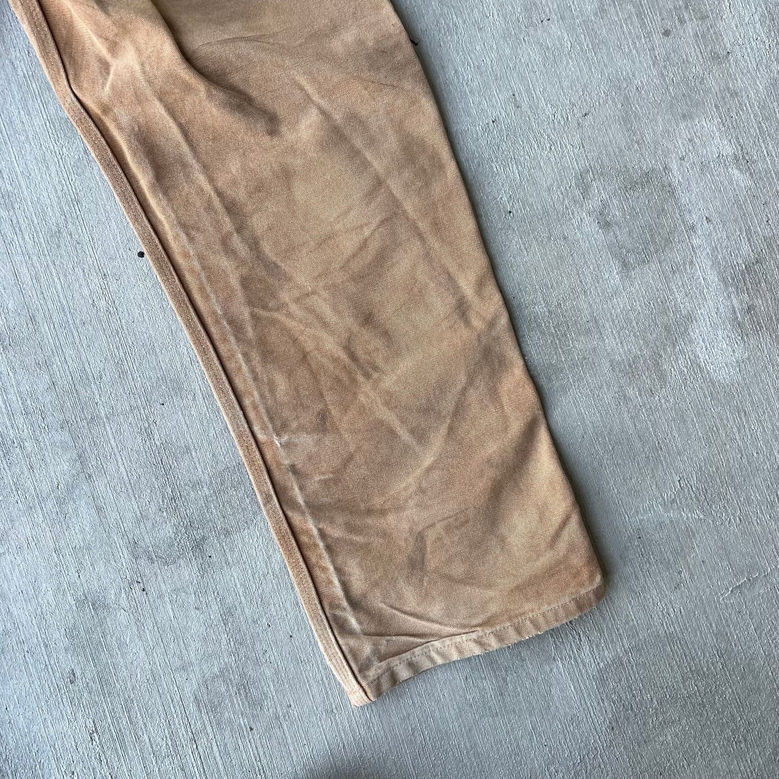 Carhartt × Vintage Carhartt brown double knee work wear carpenter pants Size US 32 / EU 48 - 11 Thumbnail