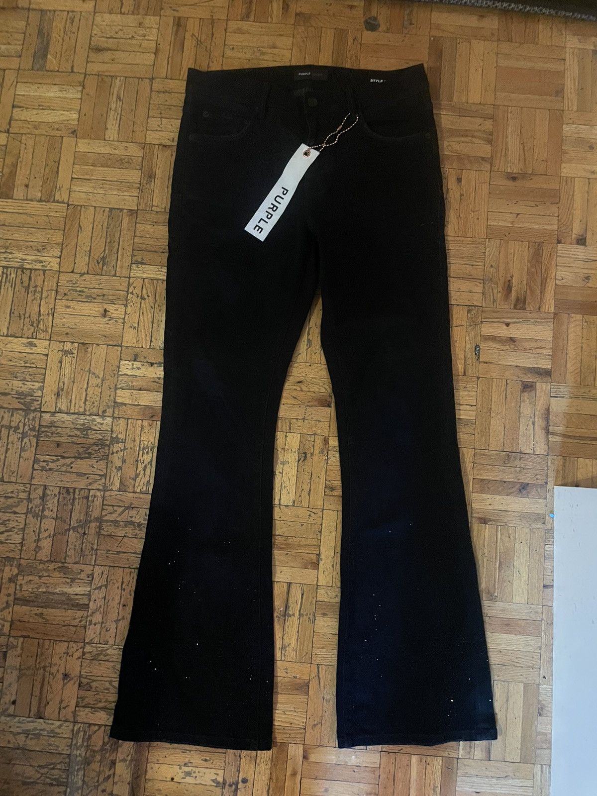 Purple Brand P004-FFBL Flamed Flare Black