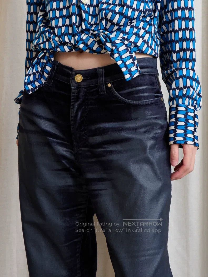 Versace Versace velvet bootcut pants Size US 30 / EU 46 - 3 Thumbnail