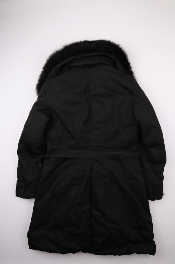 Moncler Women's Moncler Fur Trim Long Down Jacket Parka Coat Size XL Size XL / US 12-14 / IT 48-50 - 2 Thumbnail