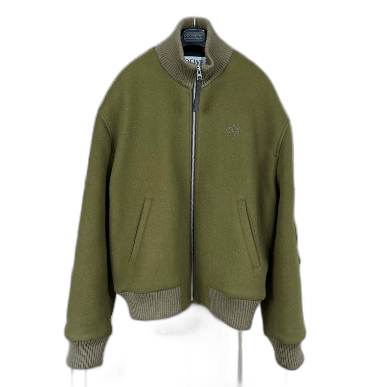 Loewe Loewe Military Green Wool Jacket Size US L / EU 52-54 / 3 - 1 Thumbnail